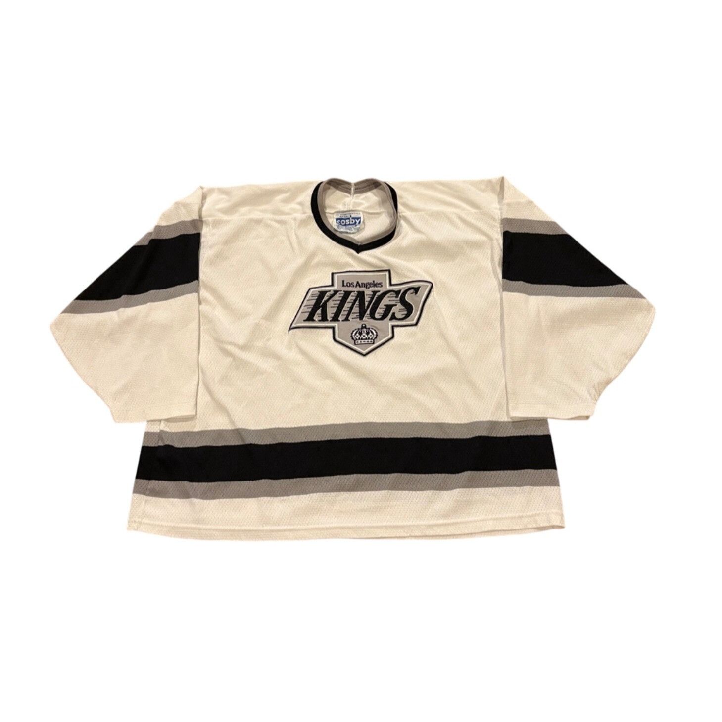 Ccm Vintage 1980's CCM Gerry Cosby Los Angeles Kings Stitched NH Size US XL / EU 56 / 4 - 1 Thumbnail