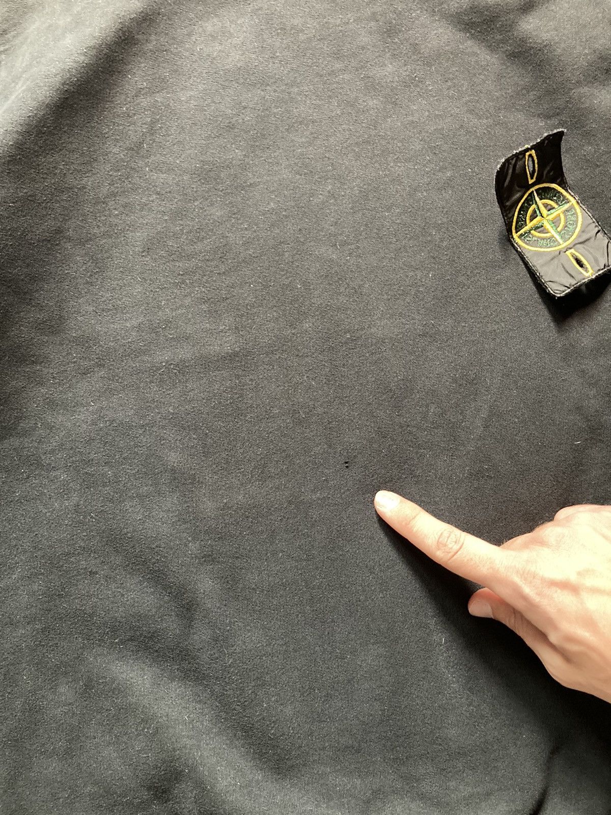 Stone Island × Vintage ⛩️Stone Island Sweatshirt Crewneck Black Badge Patch rare M Size US M / EU 48-50 / 2 - 9 Thumbnail