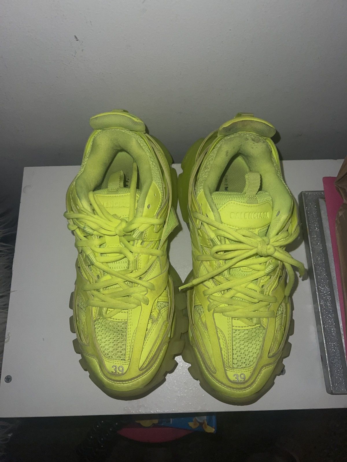 Balenciaga Balenciaga Track Trainer 'Lime' Size US 9 / IT 39 - 3 Thumbnail