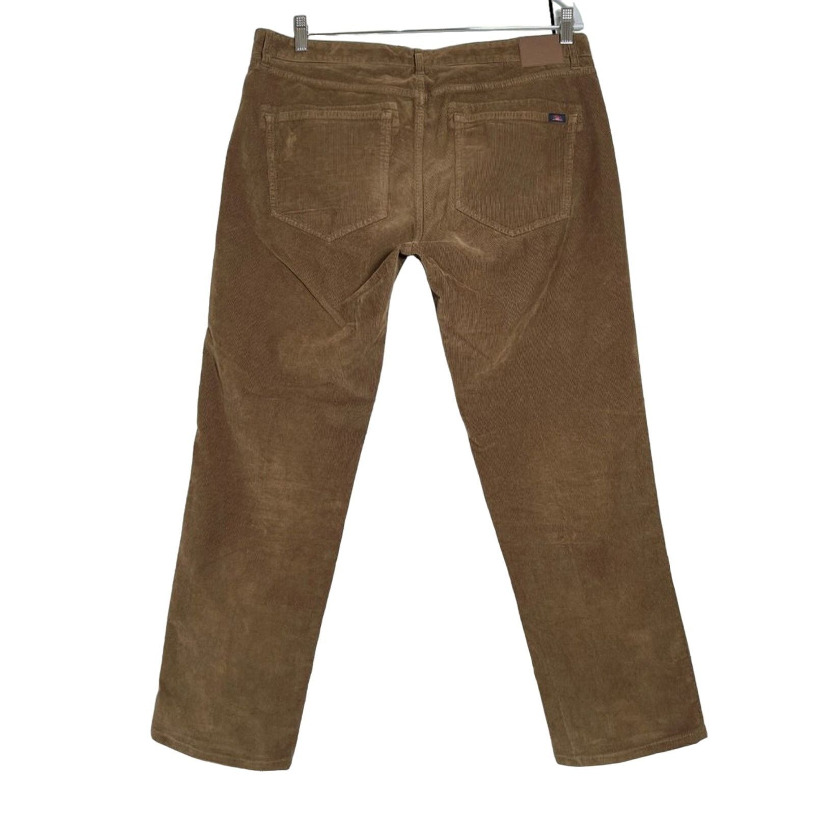 Faherty Faherty Stretch Corduroy 5-Pocket Pant Brown Slim Fit 38x29 Size US 38 / EU 54 - 2 Thumbnail