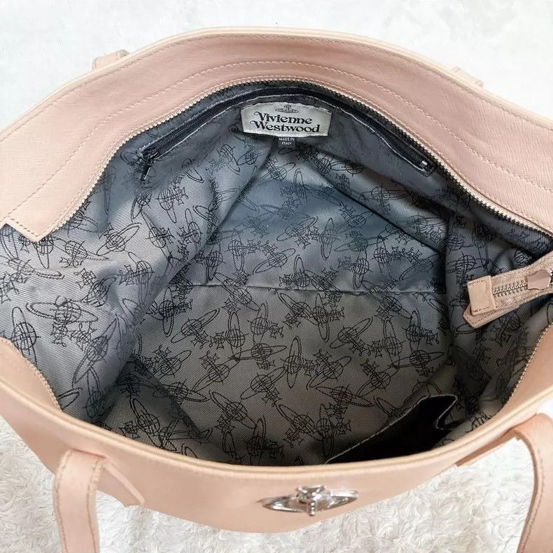 Vivienne Westwood Vivienne Westwood size os Creamy brown leather tote bag Size ONE SIZE - 5 Thumbnail