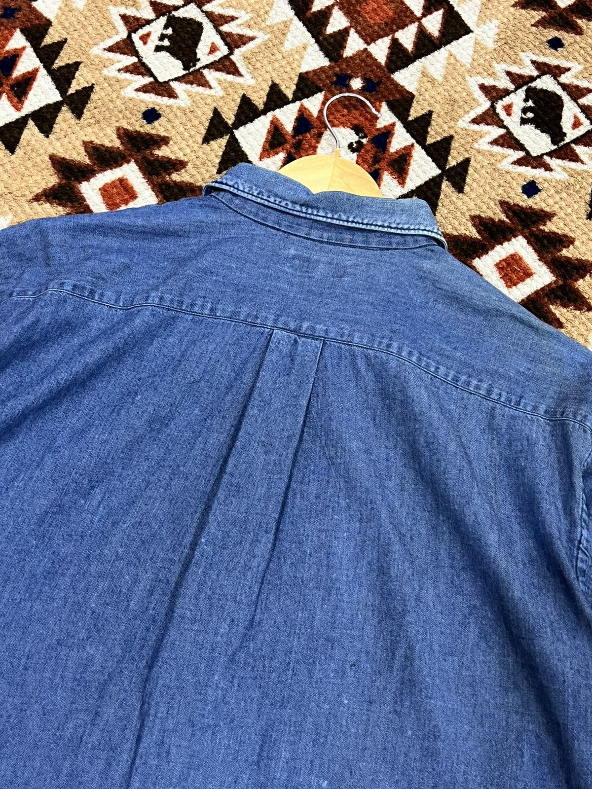 Comme des Garcons Vtg 90's Comme des Garcons Patchwork Denim Shirt Size US XL / EU 56 / 4 - 10 Thumbnail