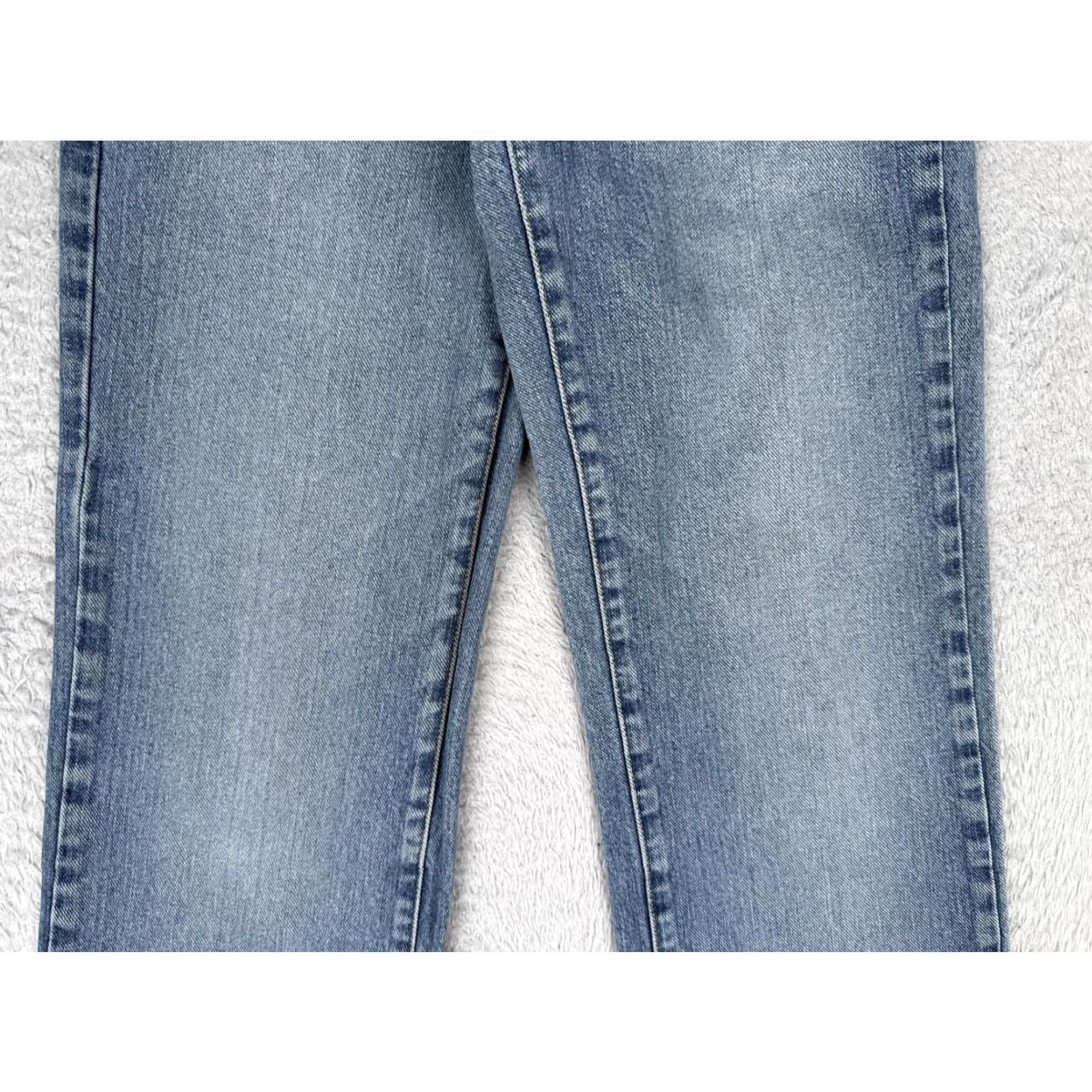 Express VINTAGE Express Bleus Jeans Juniors 1/2 Blue Mid Rise Straight Stovepipe Denim 24x27 Size 25" / US 0 / IT 36 - 3 Thumbnail