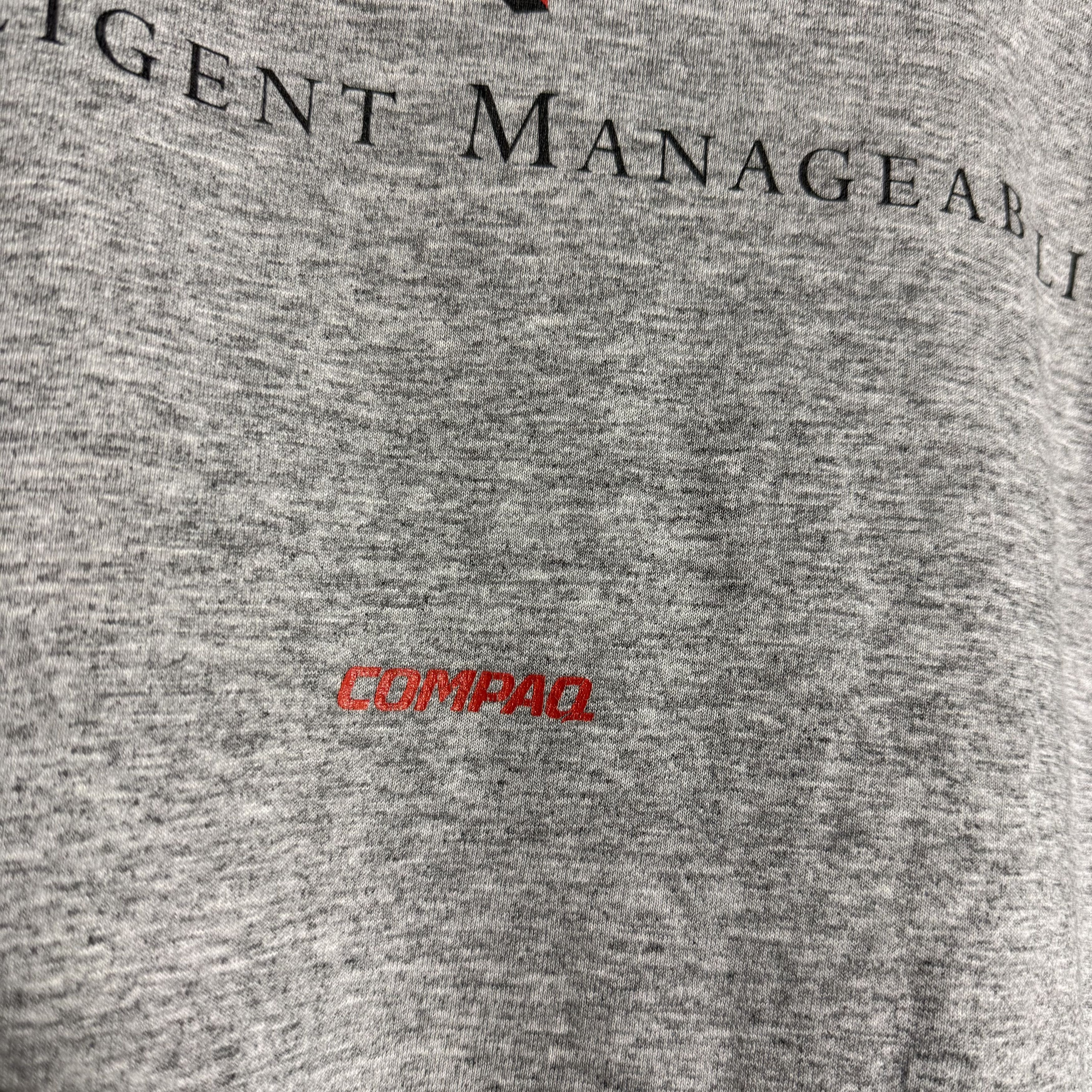 Microsoft 🔥RARE🔥Vintage Compaq Intelligent Manageability T-shirt Size US XL / EU 56 / 4 - 3 Thumbnail