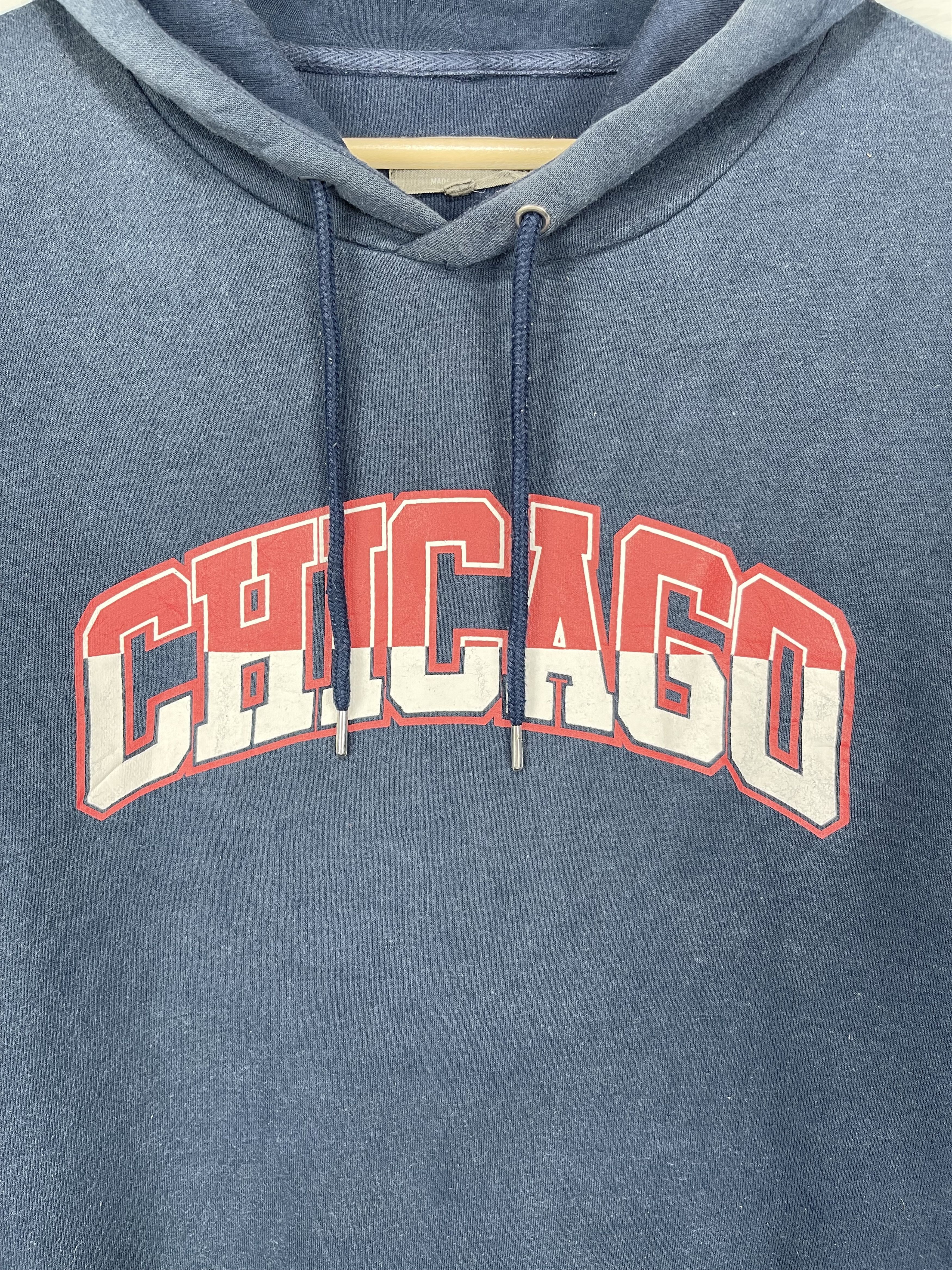 Primark Vintage Primark Chichago Spell Out Hoodie Sweatshirt AS0017 Size US XL / EU 56 / 4 - 5 Thumbnail