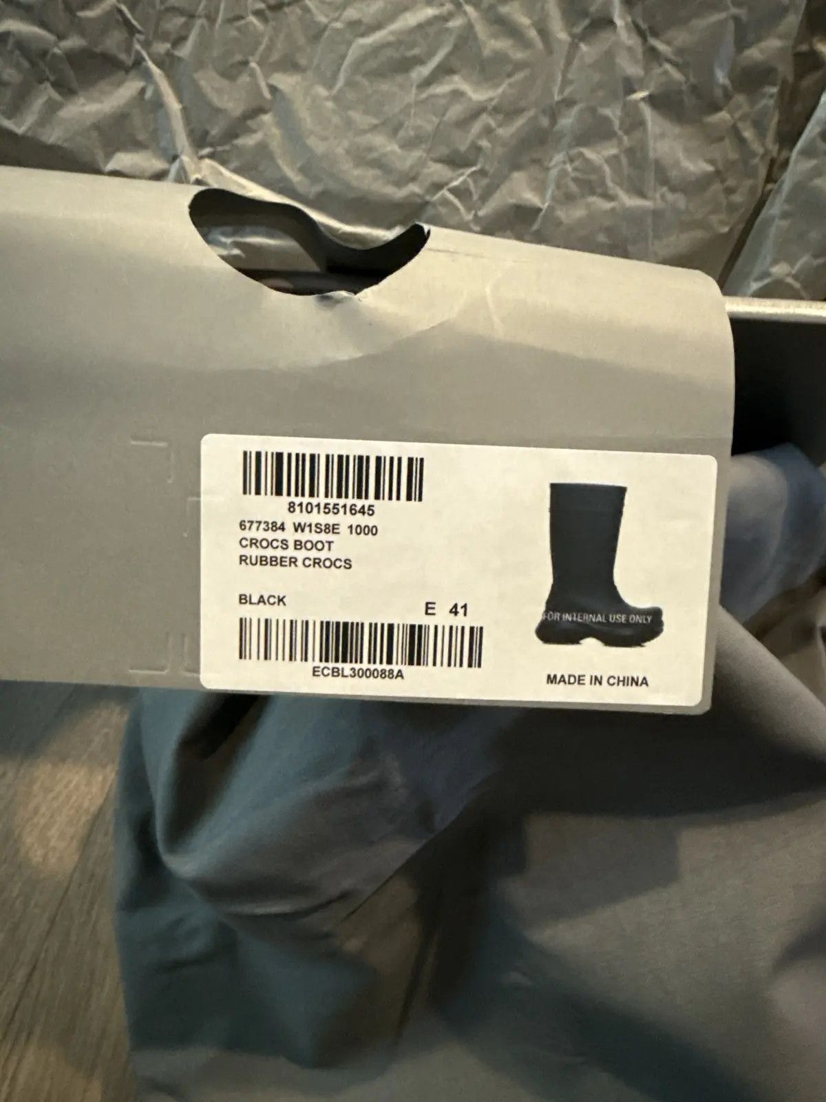 Balenciaga Balenciaga croc rubber boots Size US 8 / EU 41 - 7 Thumbnail