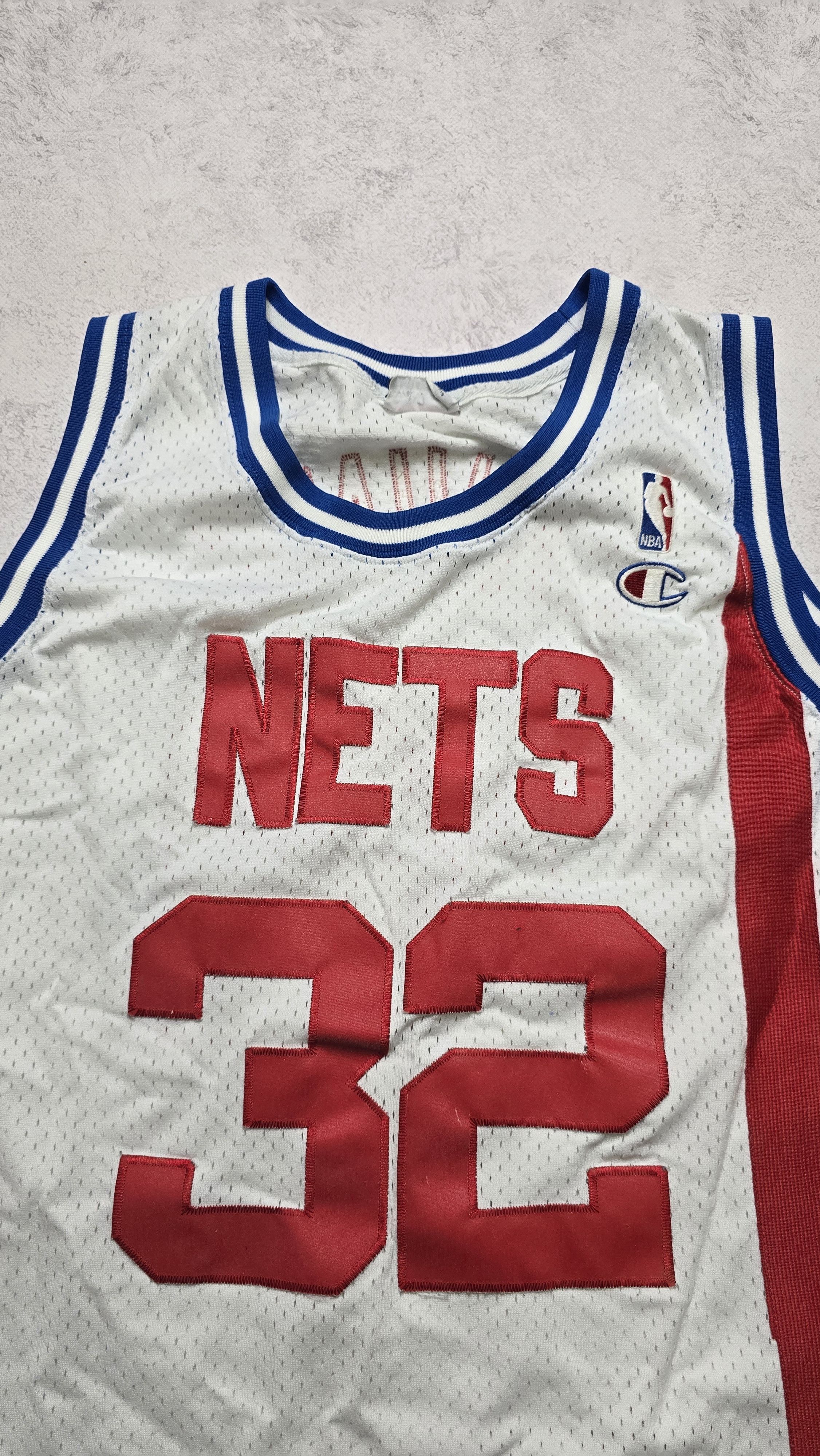 Champion Dr. J Julius Erving New York Nets ABA European Cut Jersey Size US XL / EU 56 / 4 - 8 Thumbnail