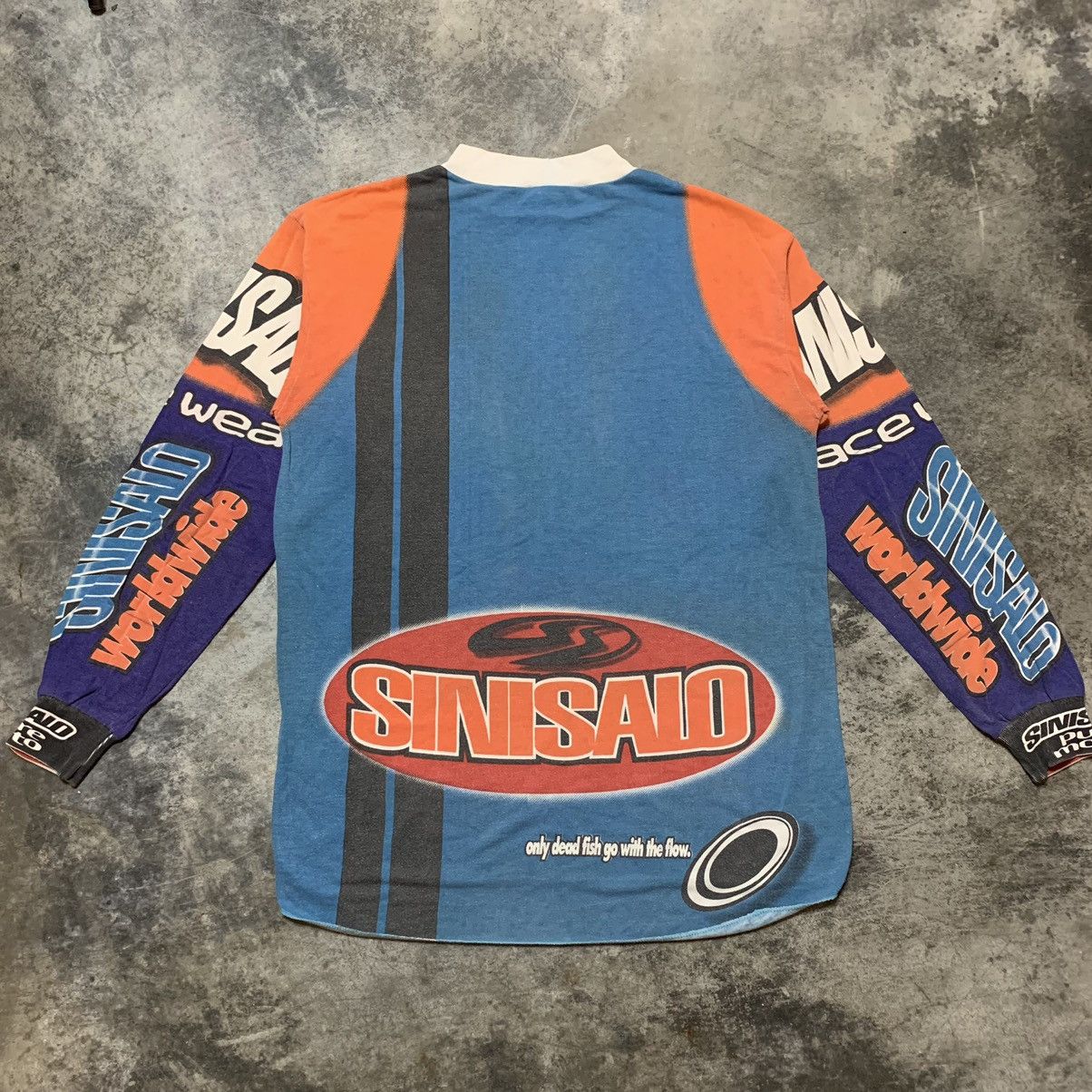 Other Vintate y2k SINISALO MOTO Long Sleeve T-Shirt Size US L / EU 52-54 / 3 - 7 Thumbnail