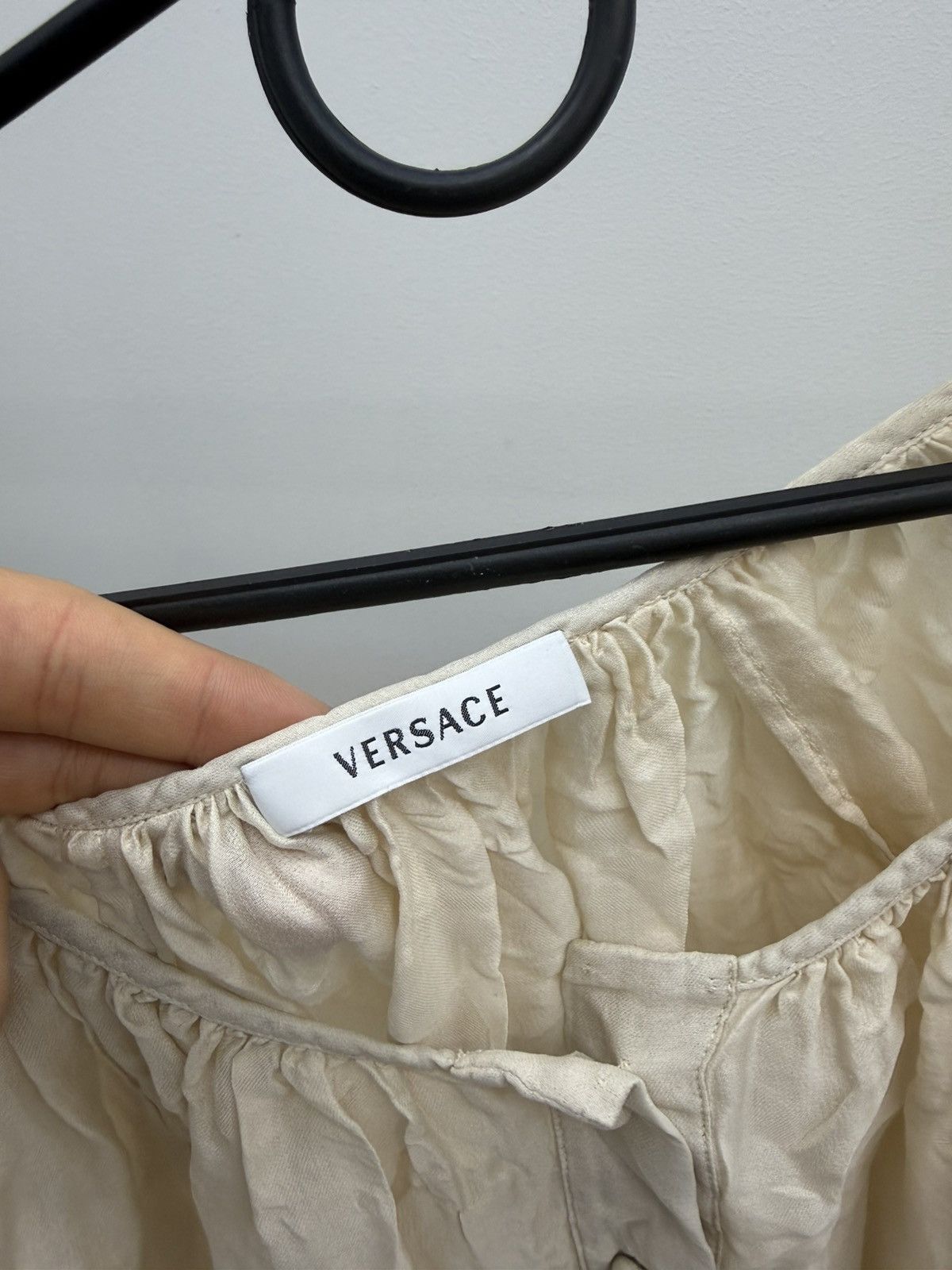 Versace Versace Silk Buttons Blouse Size M / US 6-8 / IT 42-44 - 4 Thumbnail