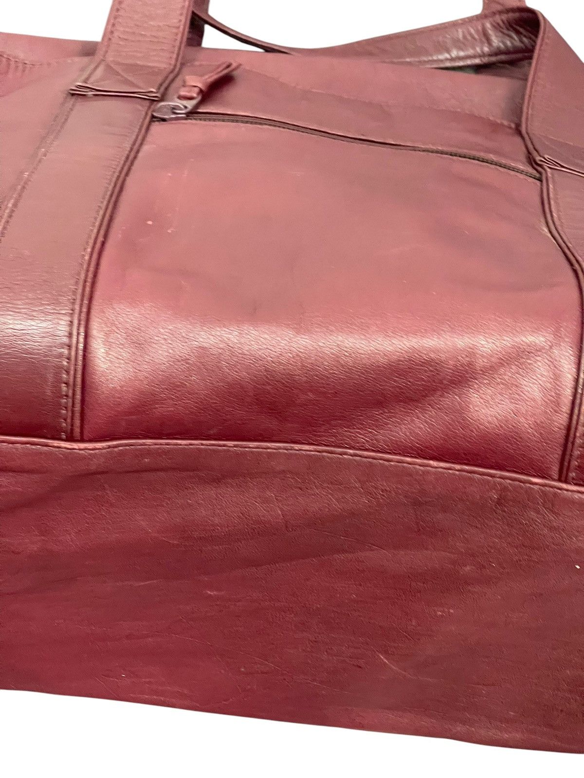 Genuine Leather Full Leather Vtg Maruem Japan Duffle Bag 1🟩8 Size ONE SIZE - 14 Thumbnail