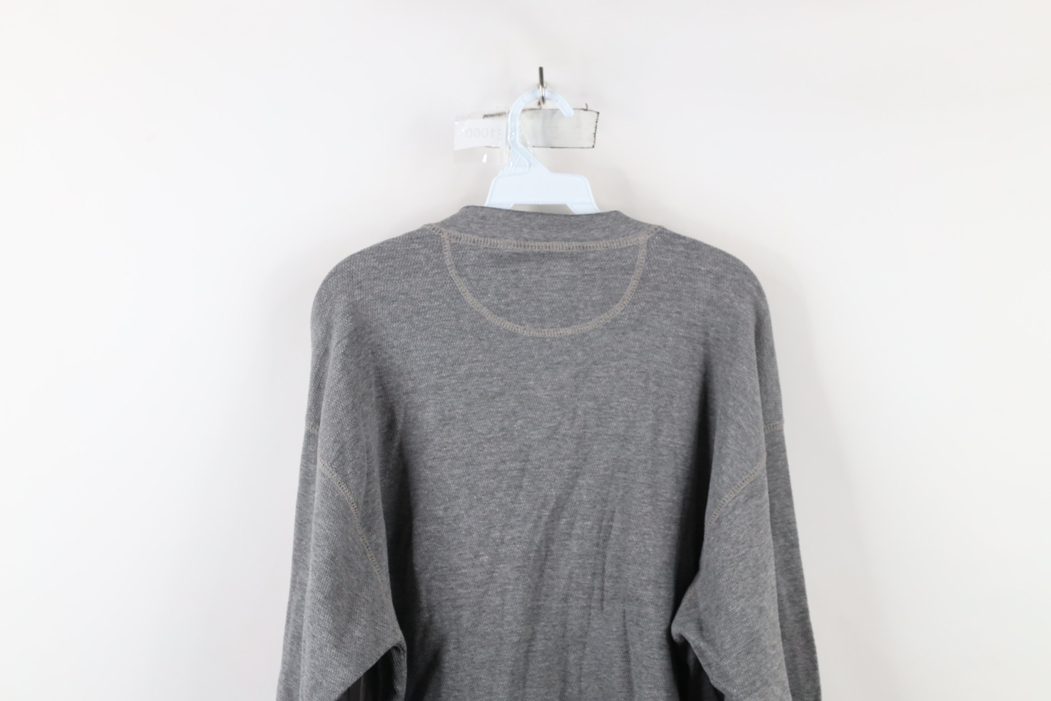 Vintage Vintage 90s Streetwear Knit Long Sleeve Henley T-Shirt Size US XL / EU 56 / 4 - 11 Thumbnail