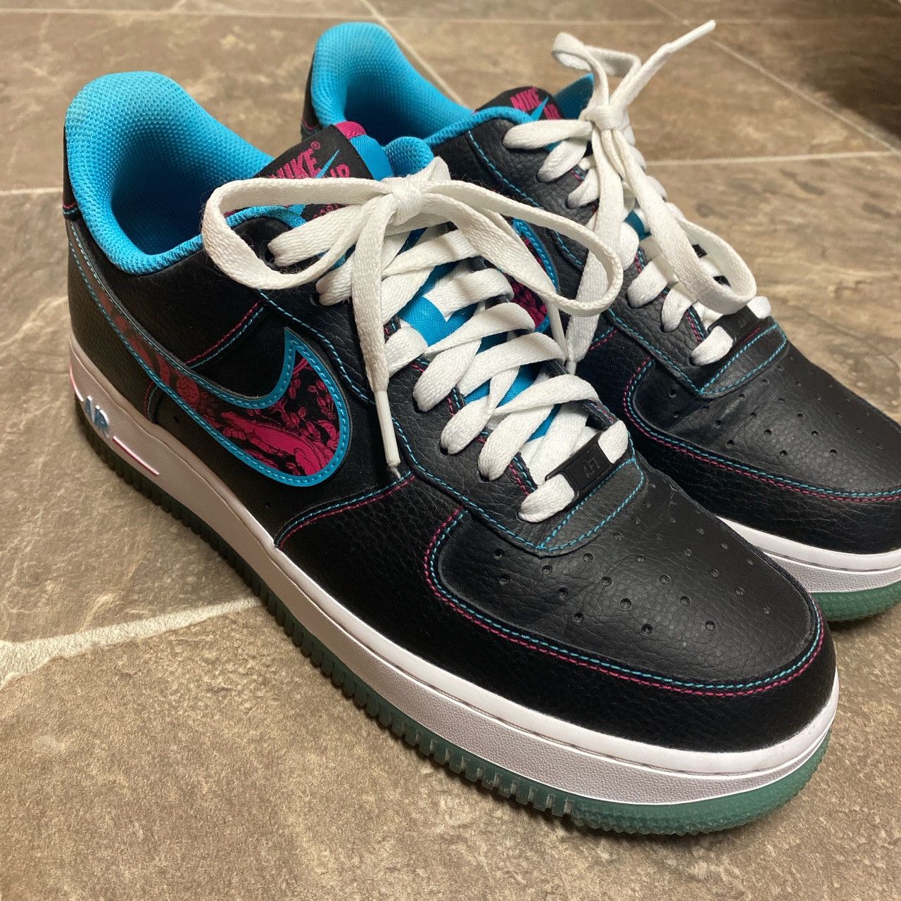 Nike Air Force 1 ‘Miami nights’ Size US 9 / EU 42 - 5 Thumbnail