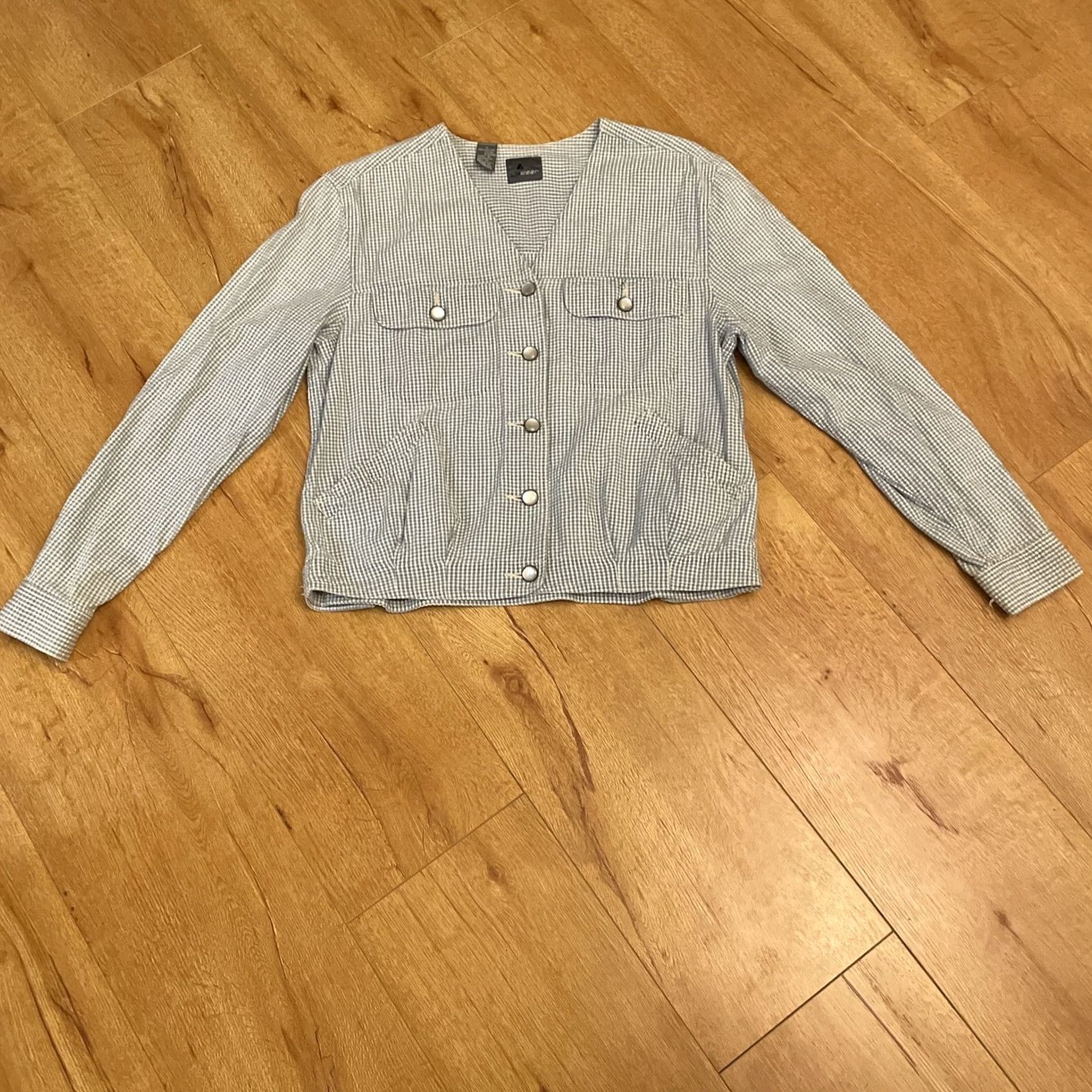 Vintage VINTAGE LizWear Jacket Coat S Boho Cotton Blue S Adults Womens Girls Mens Size S / US 4 / IT 40 - 2 Thumbnail