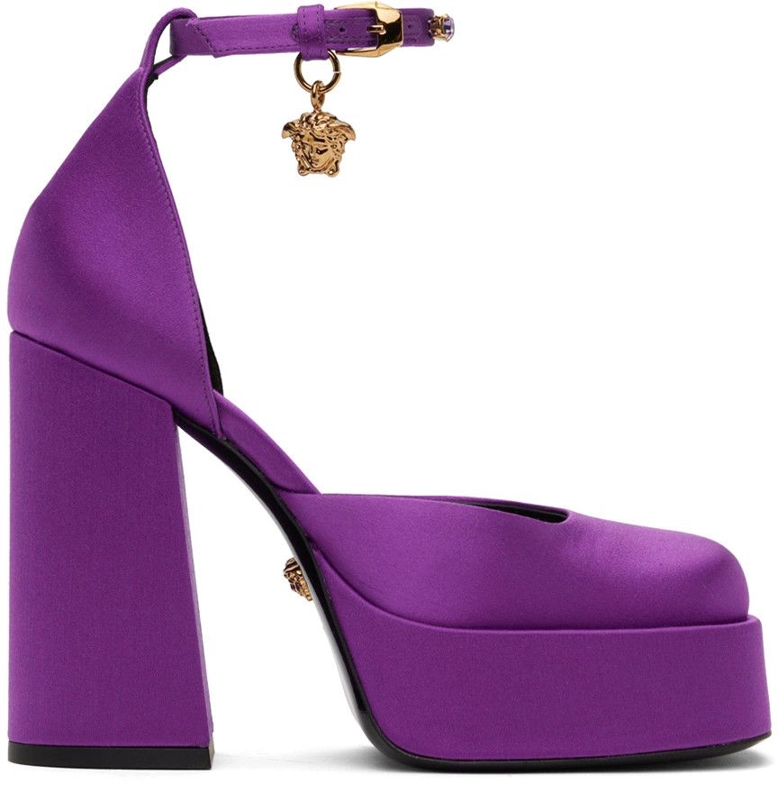 Versace o1y0226 Pumps in Purple Size US 9 / IT 39 - 1 Thumbnail