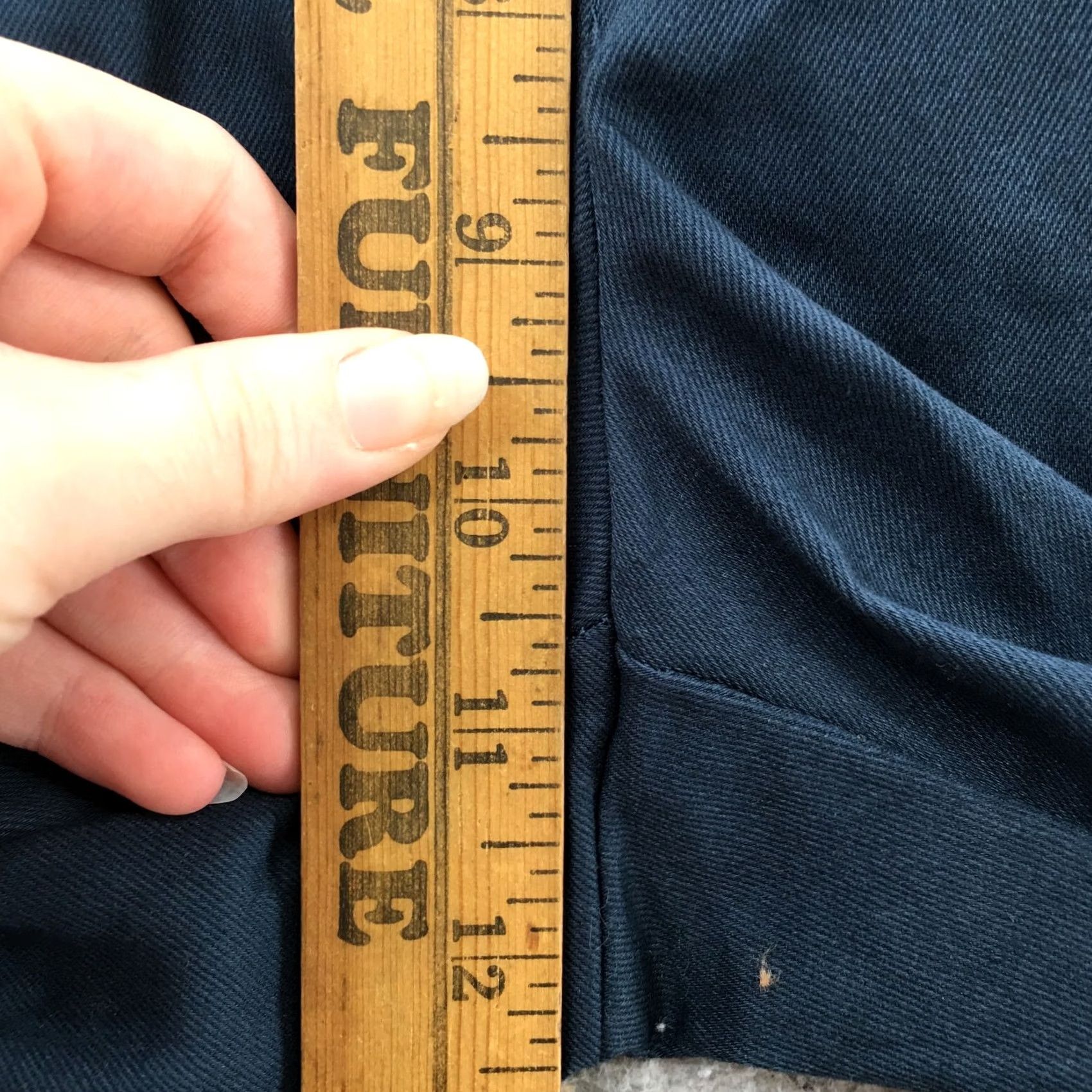 Worthington Worthington Slim Leg Dress Pants Womens 6P Blue Cotton Blend NEW Pants Women 6P Blue Cotton Blend Straight Front Pockets Petite Slim Leg Mens Womens Size 28" / US 6 / IT 42 - 7 Thumbnail