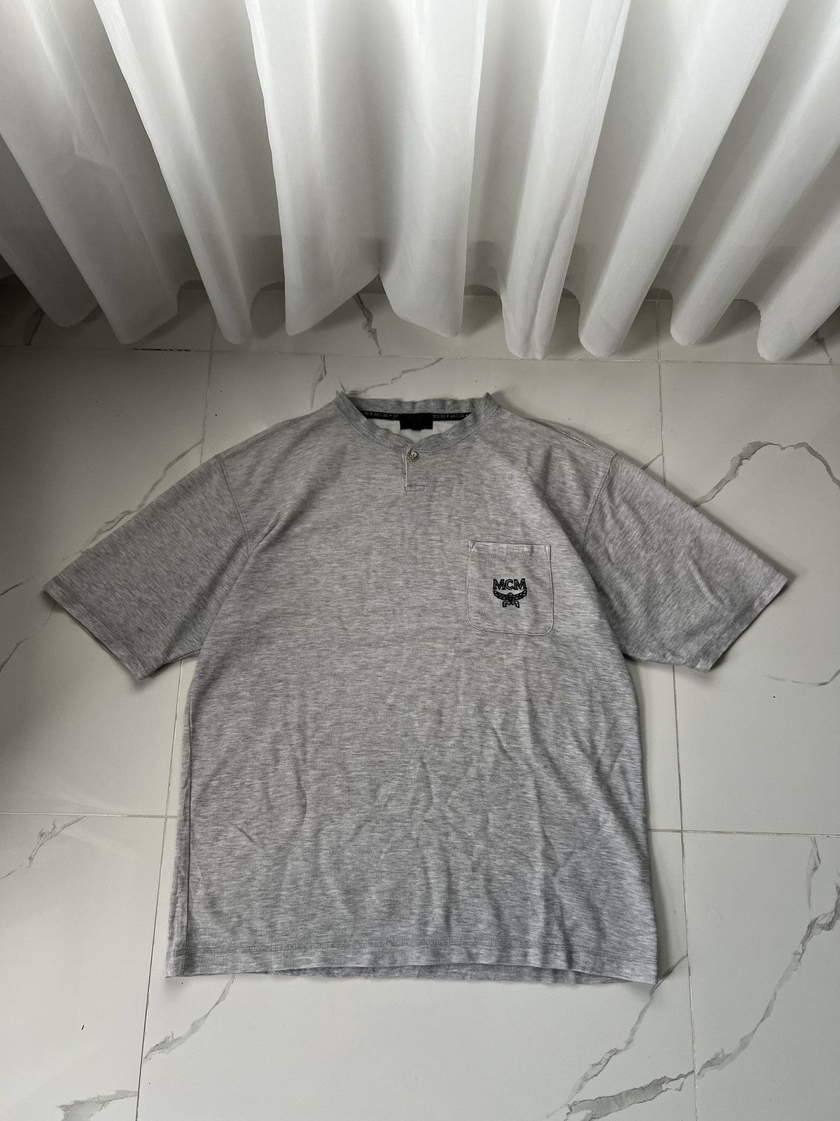 MCM 00’s MCM LEGERE RARE Y2K POCKET LOGO OLD MONEY TEE RETRO Size US XL / EU 56 / 4 - 1 Thumbnail