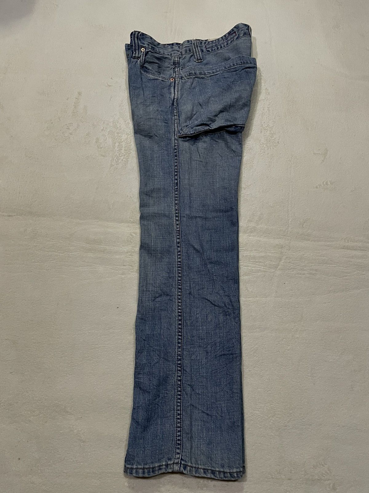 Japanese Brand Vintage Touch JeanSmith Sick Big Pocket Straight Cut Jeans Size US 32 / EU 48 - 25 Thumbnail