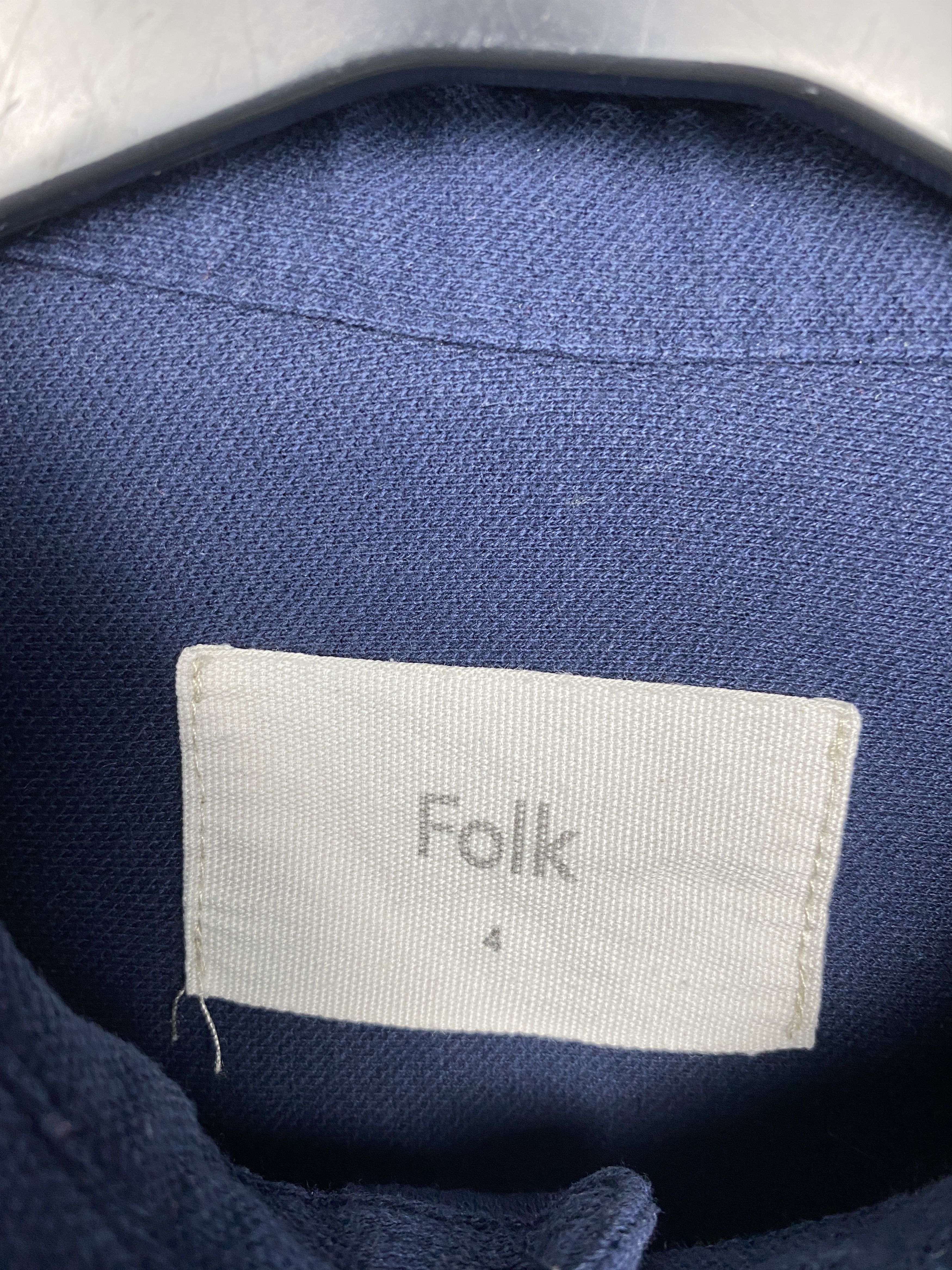 Folk Folk Vintage Mens Long Sleeve Polo Shirt Y2K Size US L / EU 52-54 / 3 - 4 Thumbnail