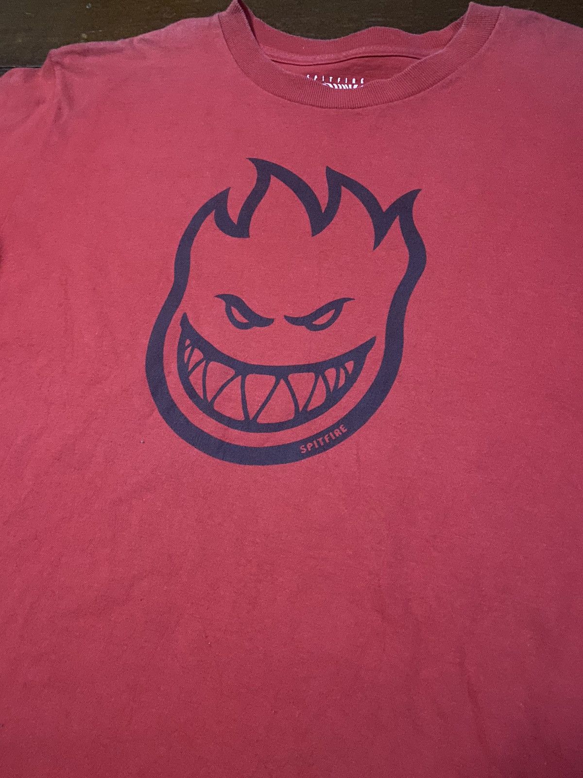 Spitfire × Vintage Fire 🔥🔥 rare Splitfire wheel skate tee Size US L / EU 52-54 / 3 - 5 Thumbnail