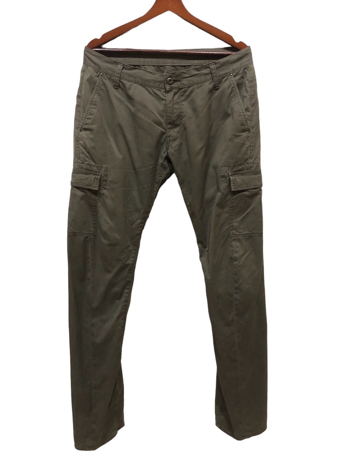 image of Hysteric Glamour Hyteric Glamour Skinny Cargo Pants in Green, Men's (Size 34)