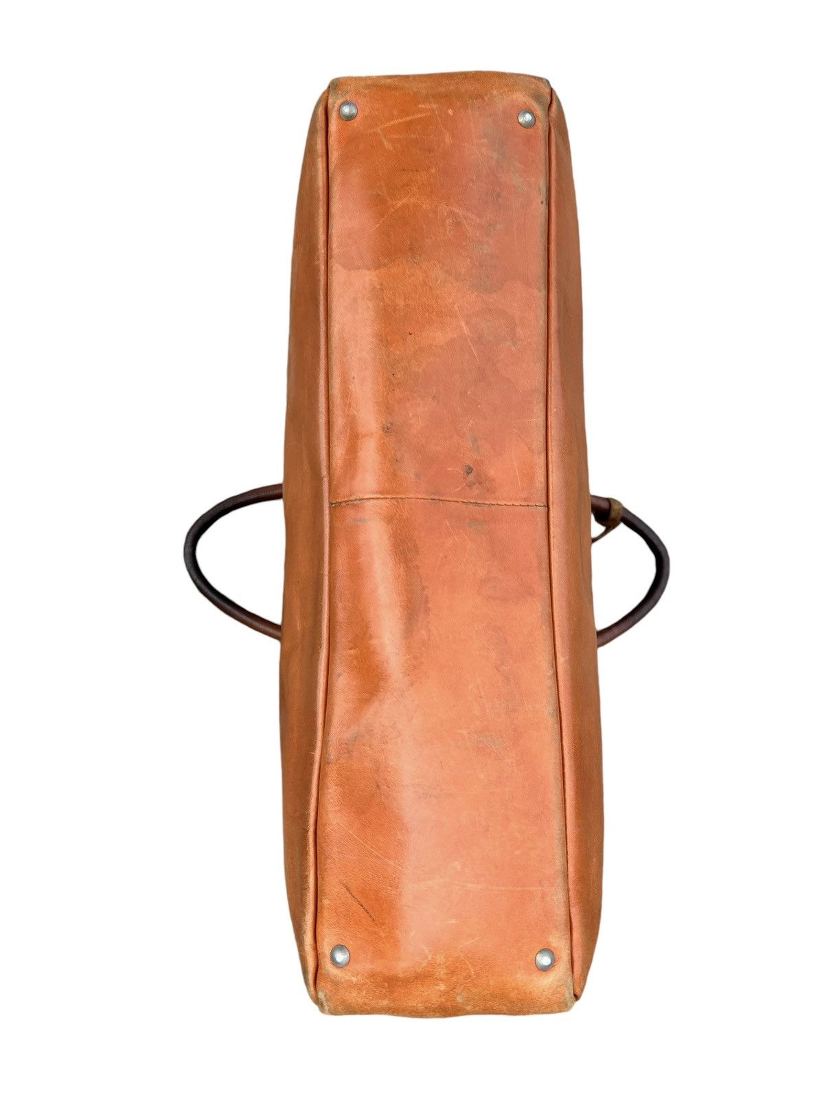 Leather Deux Moncx Artisan Made Japan Distress Patina Leather Bag Size ONE SIZE - 16 Thumbnail