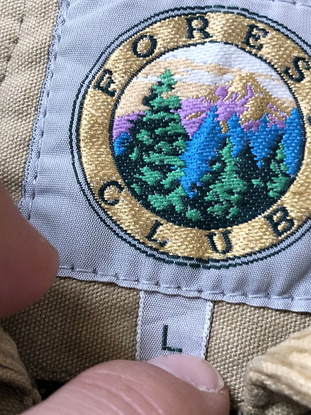 Vintage Vintage Forest Club Jacket Corduroy Collar Plaid Lined 90s Size US L / EU 52-54 / 3 - 10 Thumbnail