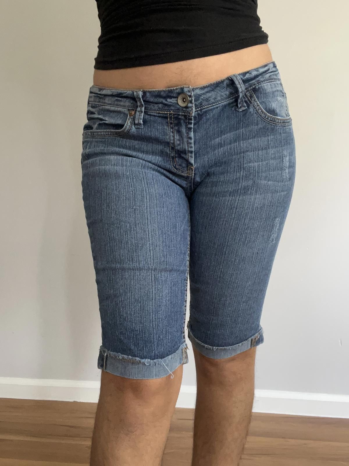 Other Women’s cotton jean capris medium Size 32" / US 10 / IT 46 - 2 Thumbnail