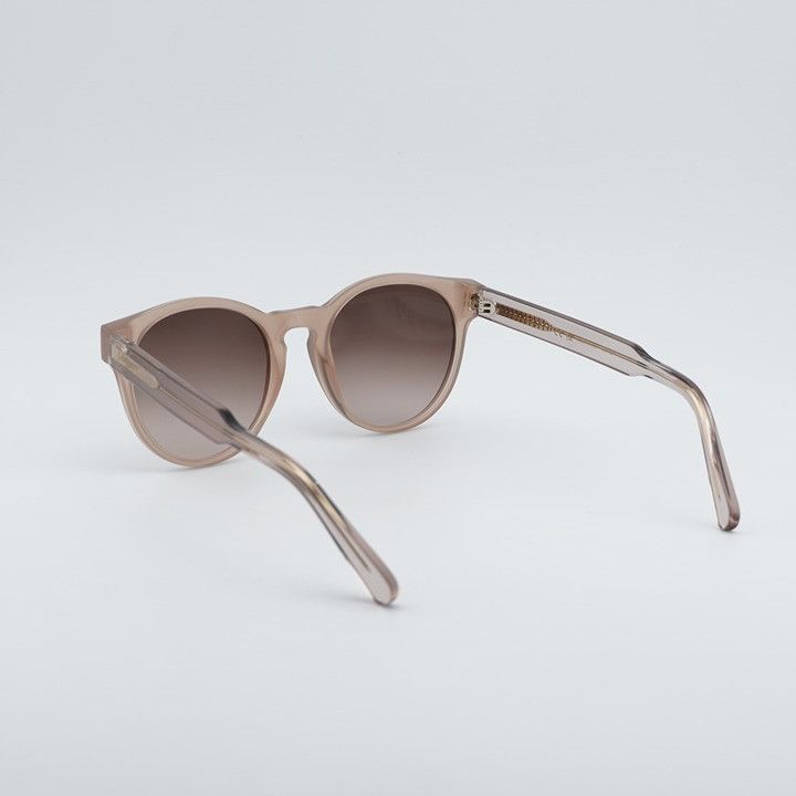 Salvatore Ferragamo Salvatore Ferragamo SF1068S 278 Sunglasses Sand Round Frame Size ONE SIZE - 4 Thumbnail