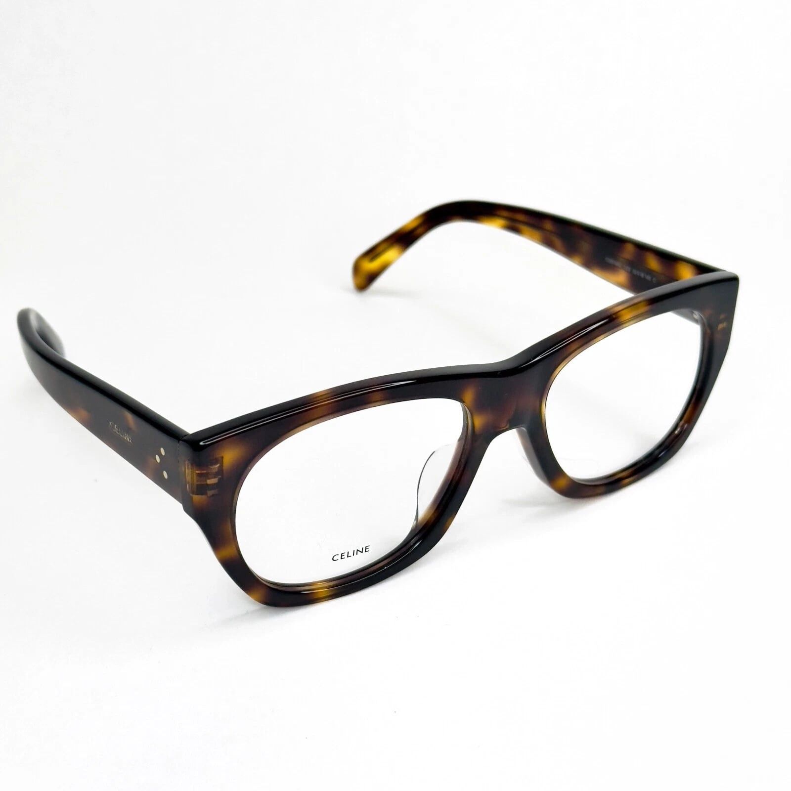 Celine CELINE 50154 BOLD 3 Dots Brown Optical Frame CL50154U 053 Size ONE SIZE - 6 Thumbnail