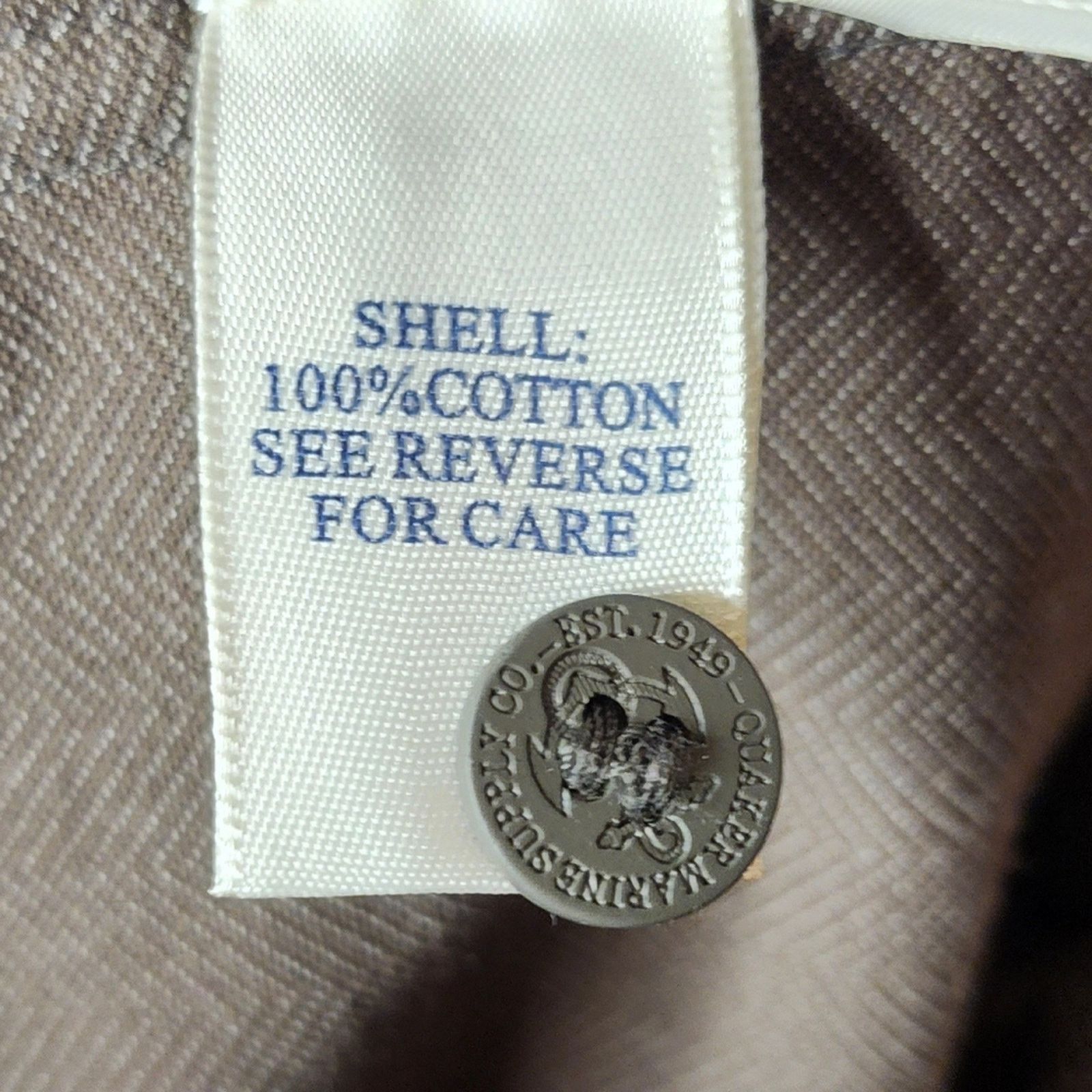 Quaker Marine Supply Quaker Marine Supply Velvet Herringbone Coveralls Size M Size 32" / US 10 / IT 46 - 9 Thumbnail