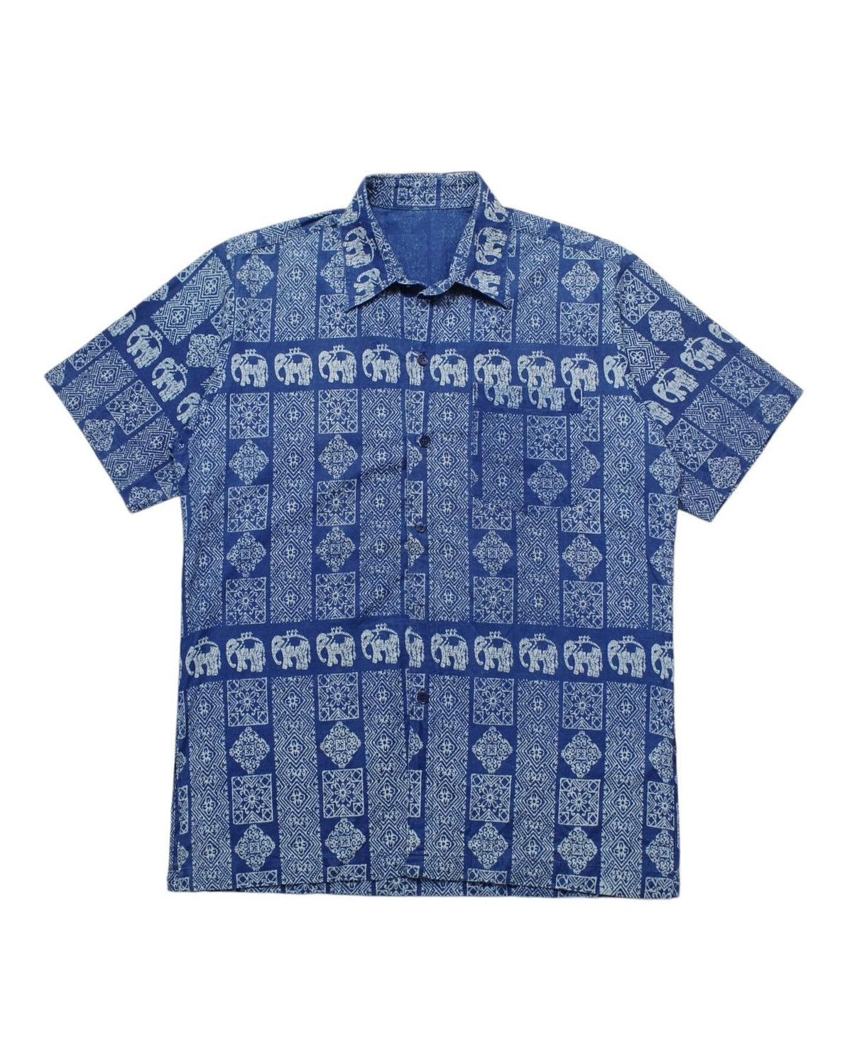 45rpm × Japanese Brand × Vintage 2000S JAPANESE MADE SHORT SLEEVE SHIRTS Size US L / EU 52-54 / 3 - 1 Thumbnail