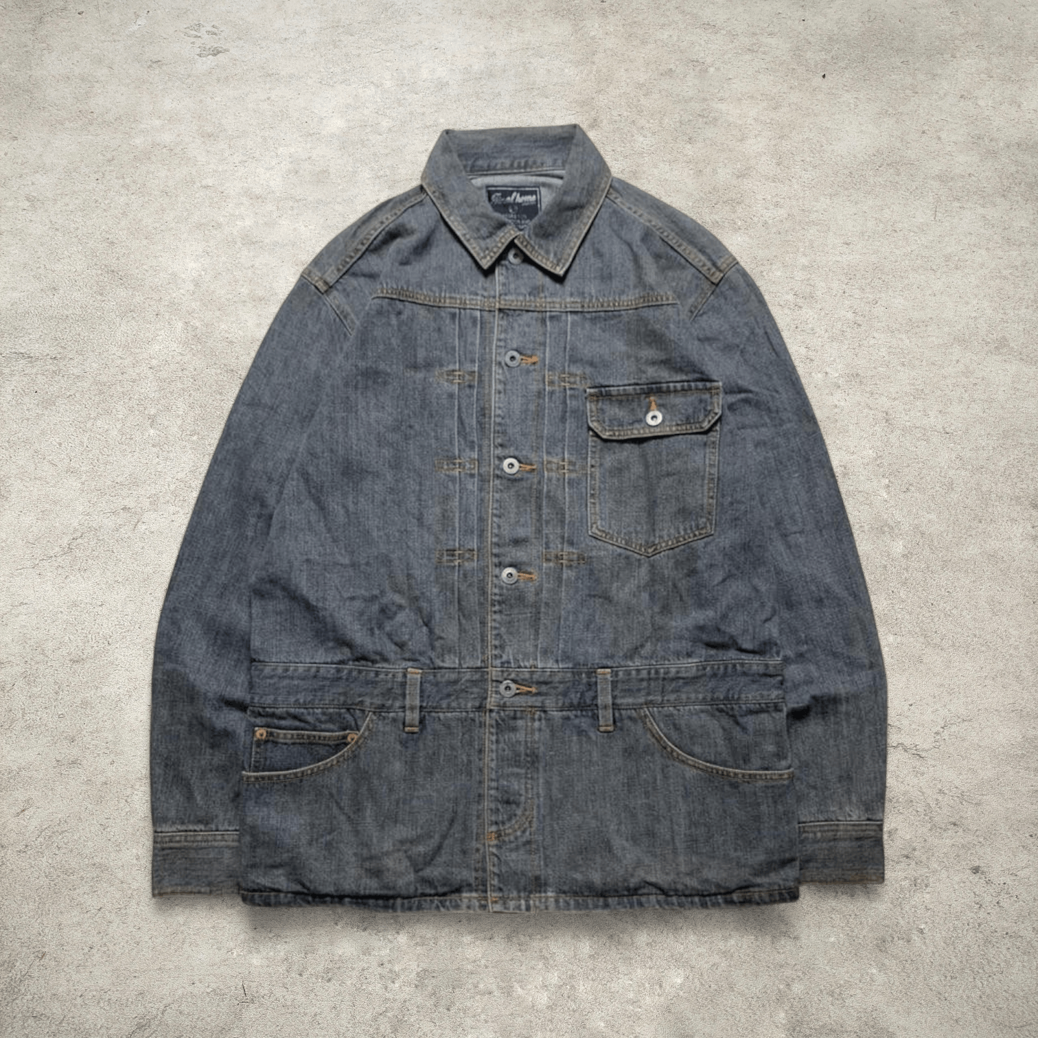 Final Home Final Home Selvedge Jacket by Issey Miyake 2000s Size US M / EU 48-50 / 2 - 1 Thumbnail