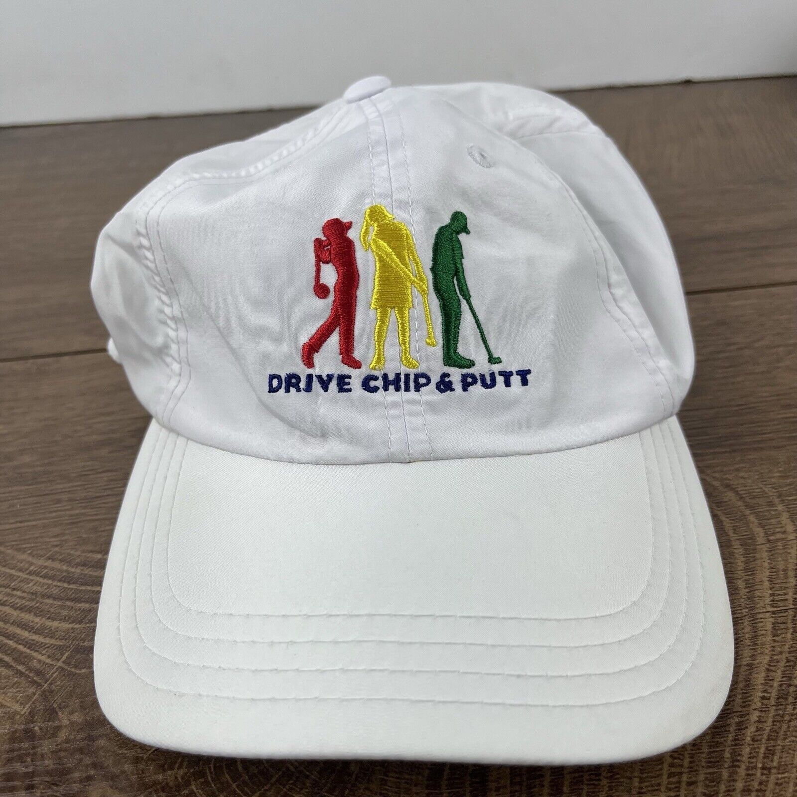 Other Golf Hat Drive Chip Put Adjustable Hat White Adjustable Hat Size ONE SIZE - 3 Thumbnail