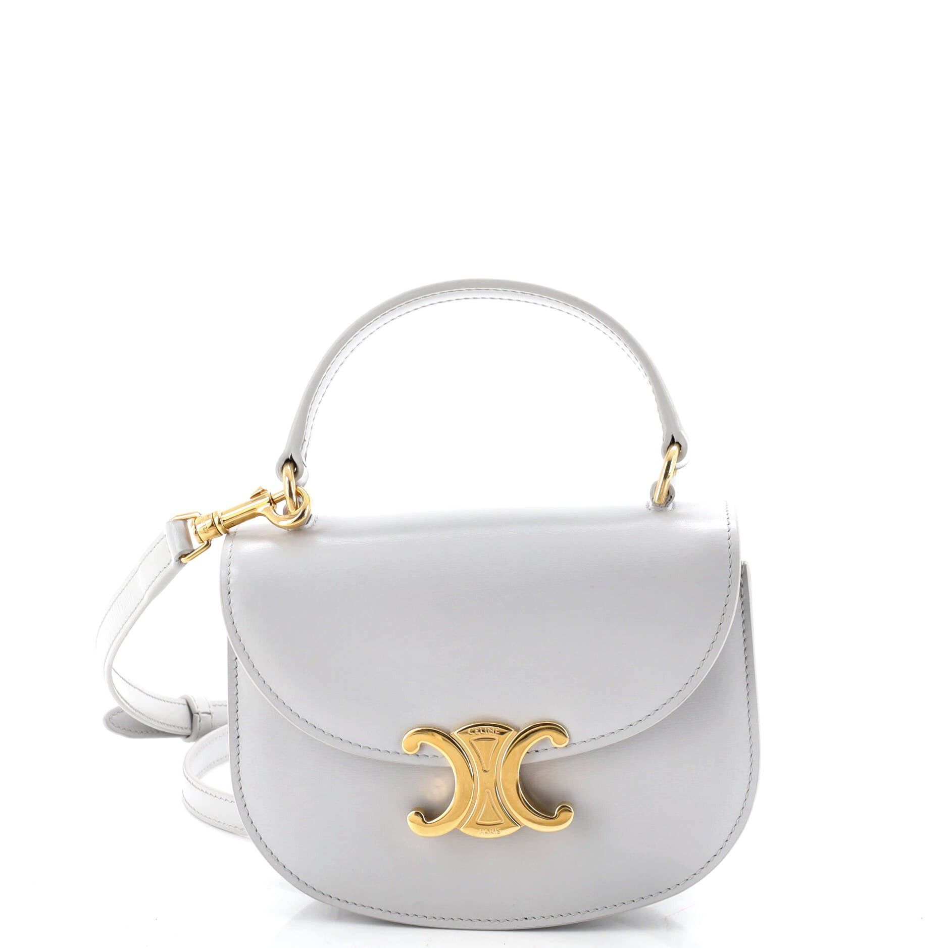 Celine Triomphe Besace Clea Top Handle Flap Bag Size ONE SIZE - 1 Thumbnail