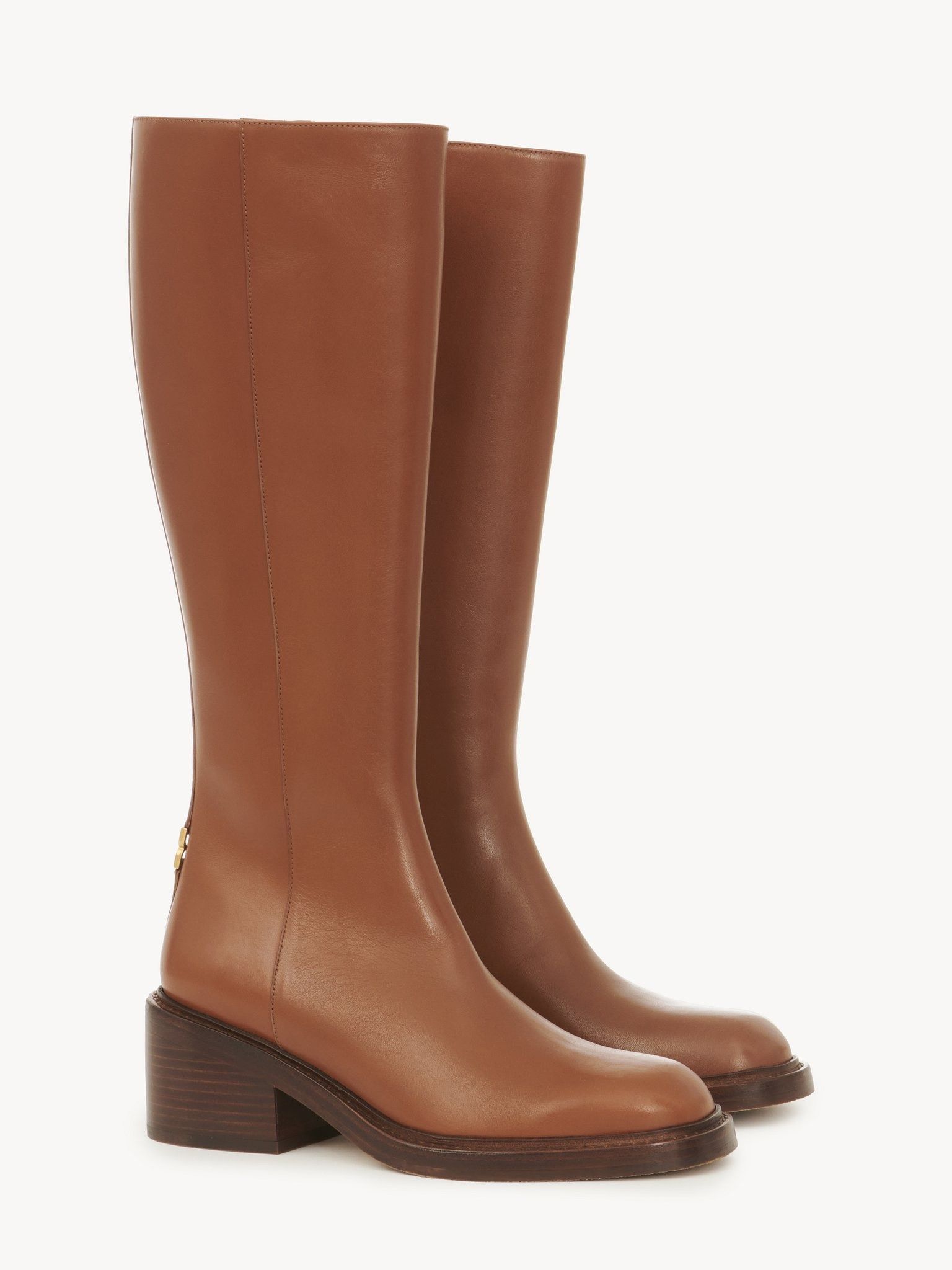 Chloe oc11z0525 Marcie Heeled Boots in Brown Size US 7 / IT 37 - 2 Thumbnail
