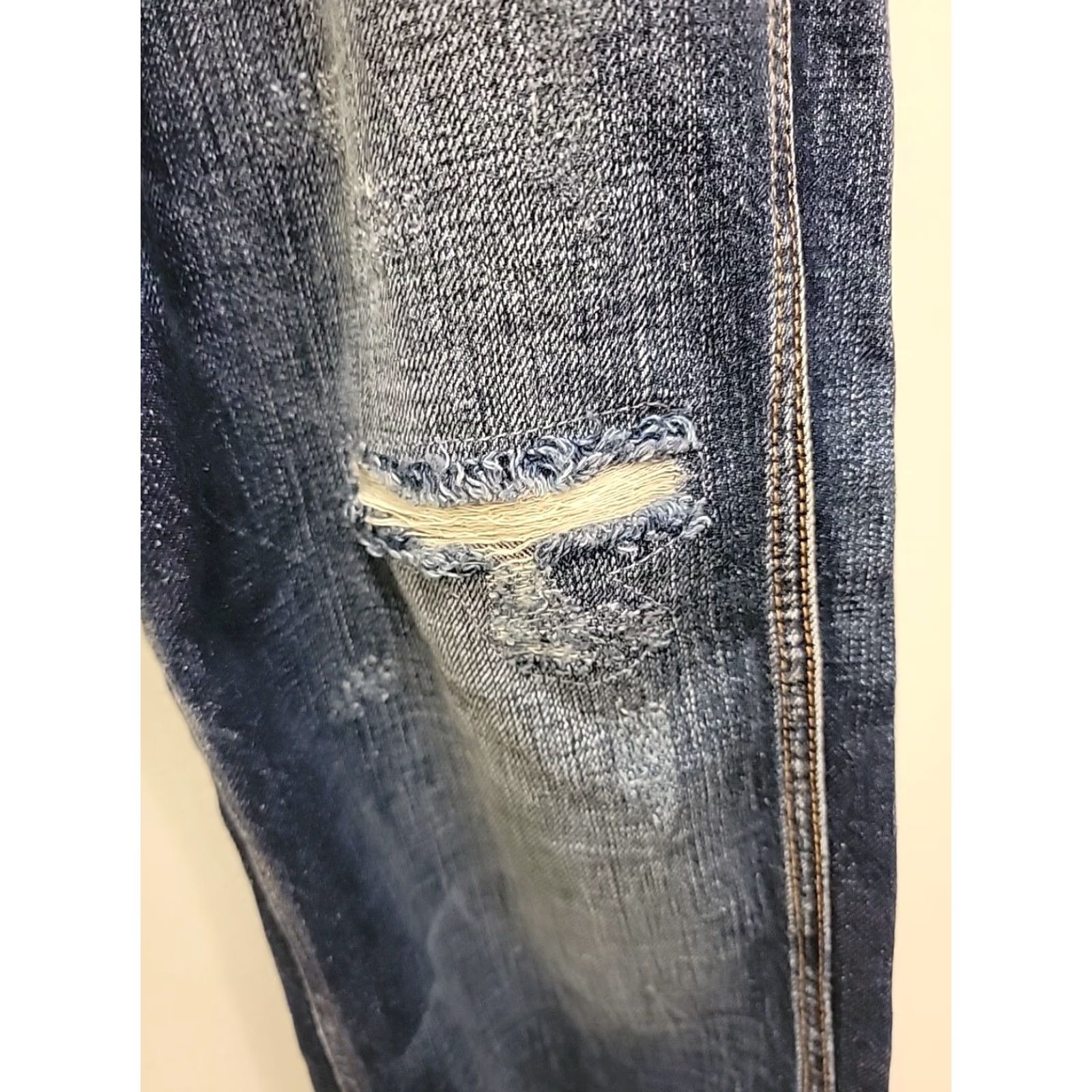 Scotch & Soda NWT Scotch & Soda Jeans Womens 29x32 Blue Bandit Slim Tapered Bandit Boyfriend Jeans Women Distressed Regular Medium Wash Blue Womens Size 29" - 3 Thumbnail