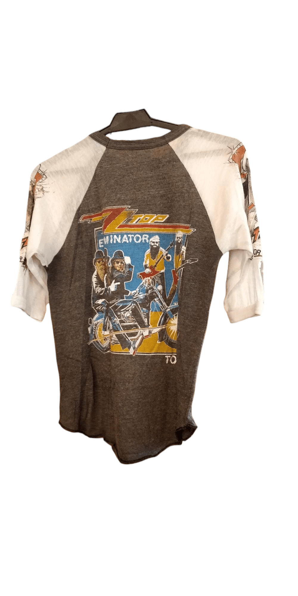 Band Tees × Vintage Vintage ZZ Top Eliminator Tour Rare Double Sided Concert Size US S / EU 44-46 / 1 - 1 Thumbnail