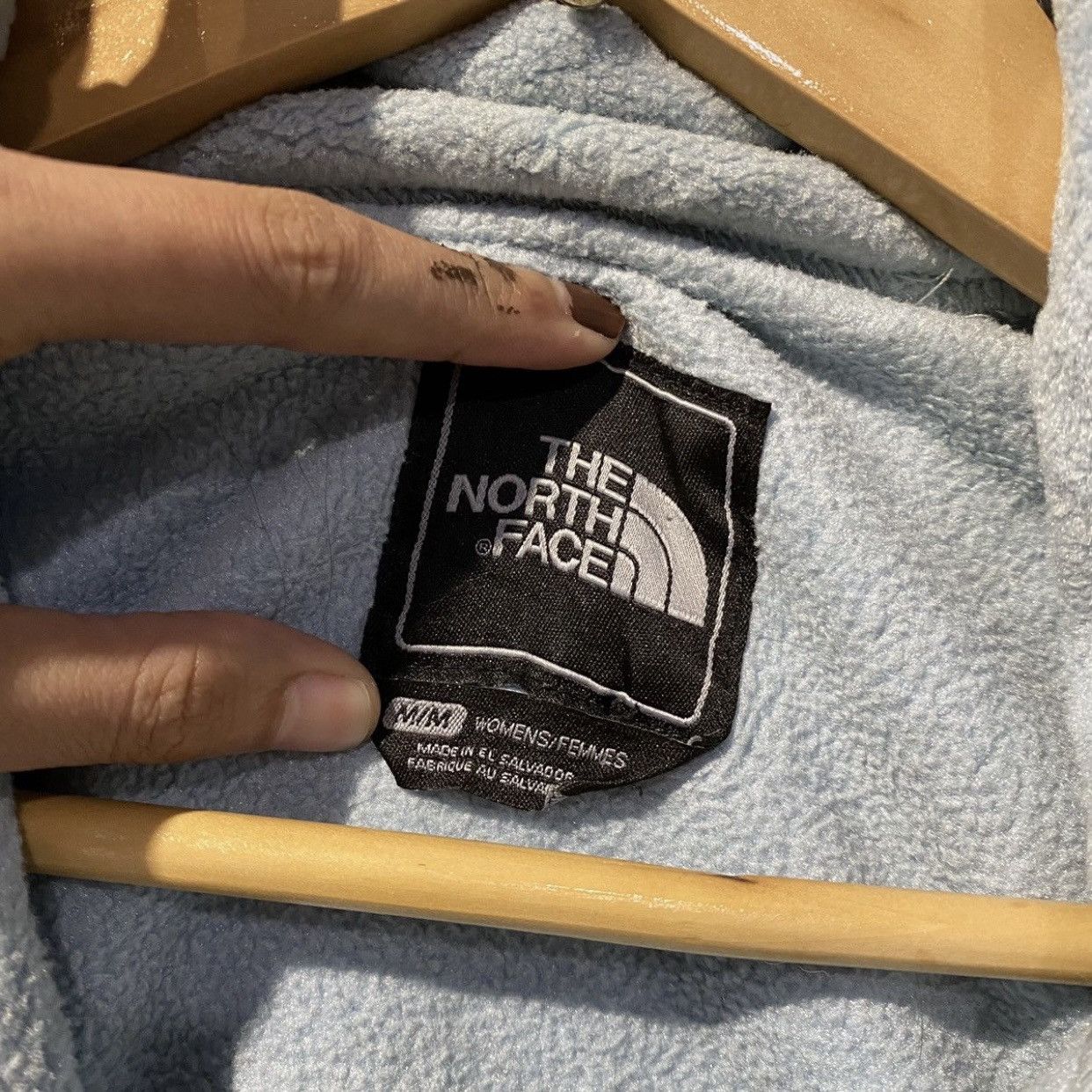 The North Face × Vintage Vintage the North Face Denali Jacket baby blue womens medium Size M / US 6-8 / IT 42-44 - 11 Thumbnail