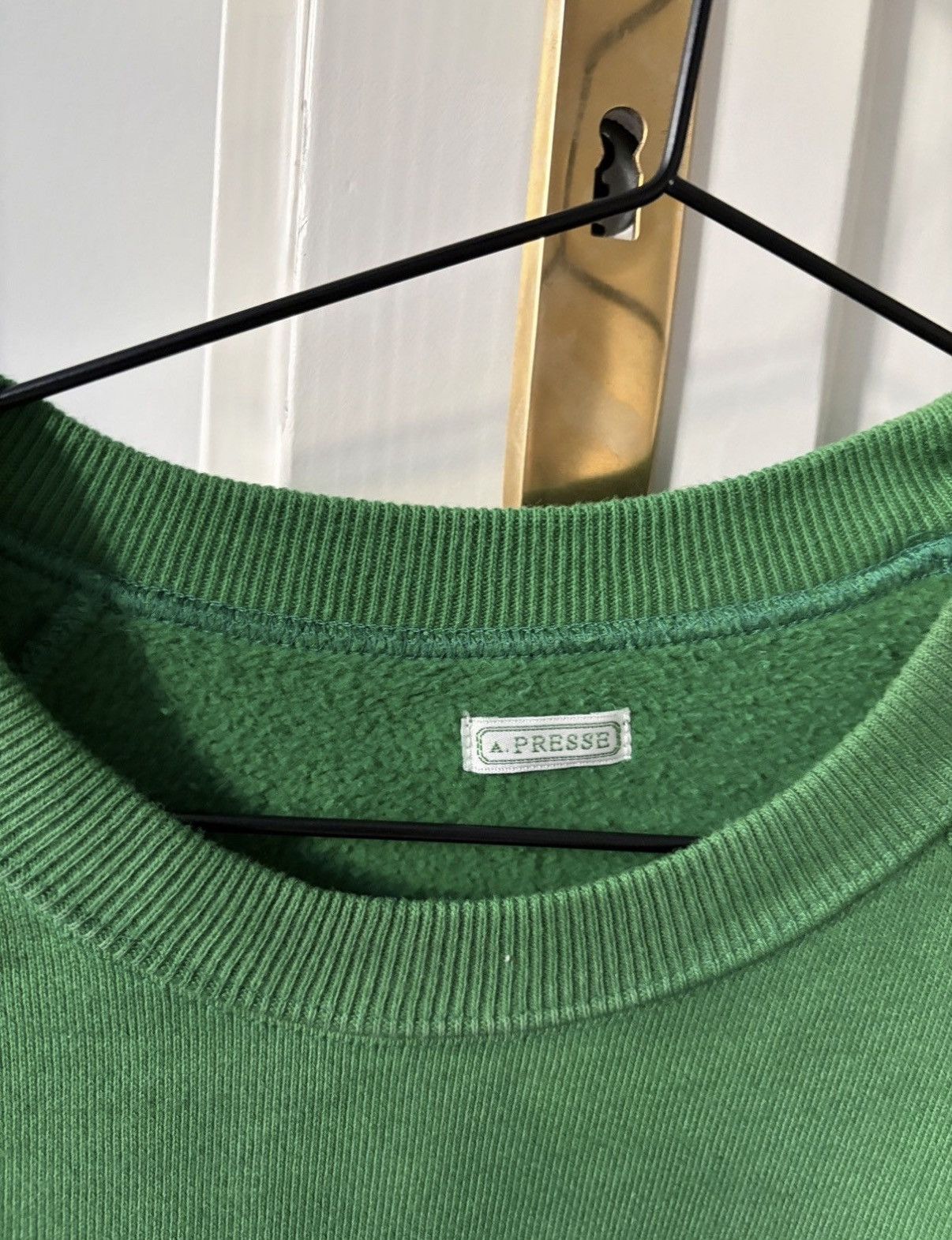 A.PRESSE A Presse Sweater Green Size US L / EU 52-54 / 3 - 3 Thumbnail