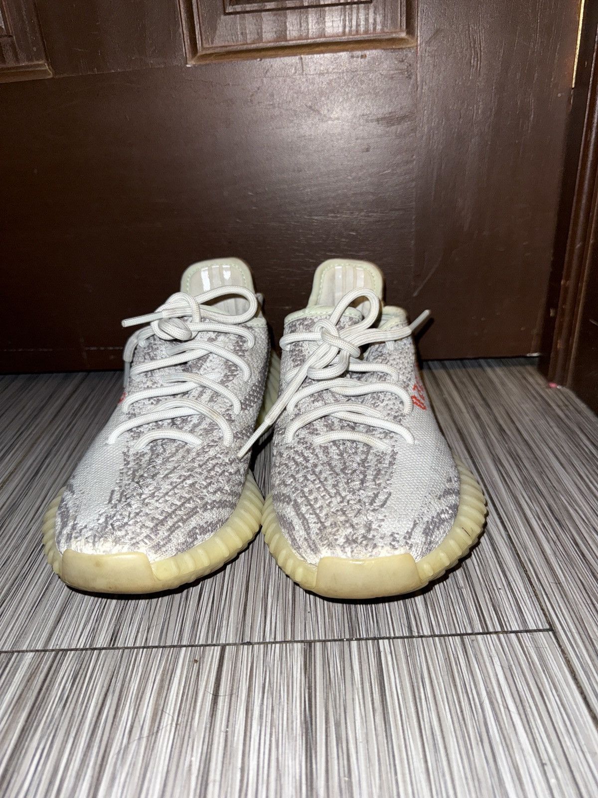 Yeezy Adidas Yeezy boost 350 v2 - Blue Tint Size US 5 / EU 37 - 3 Thumbnail