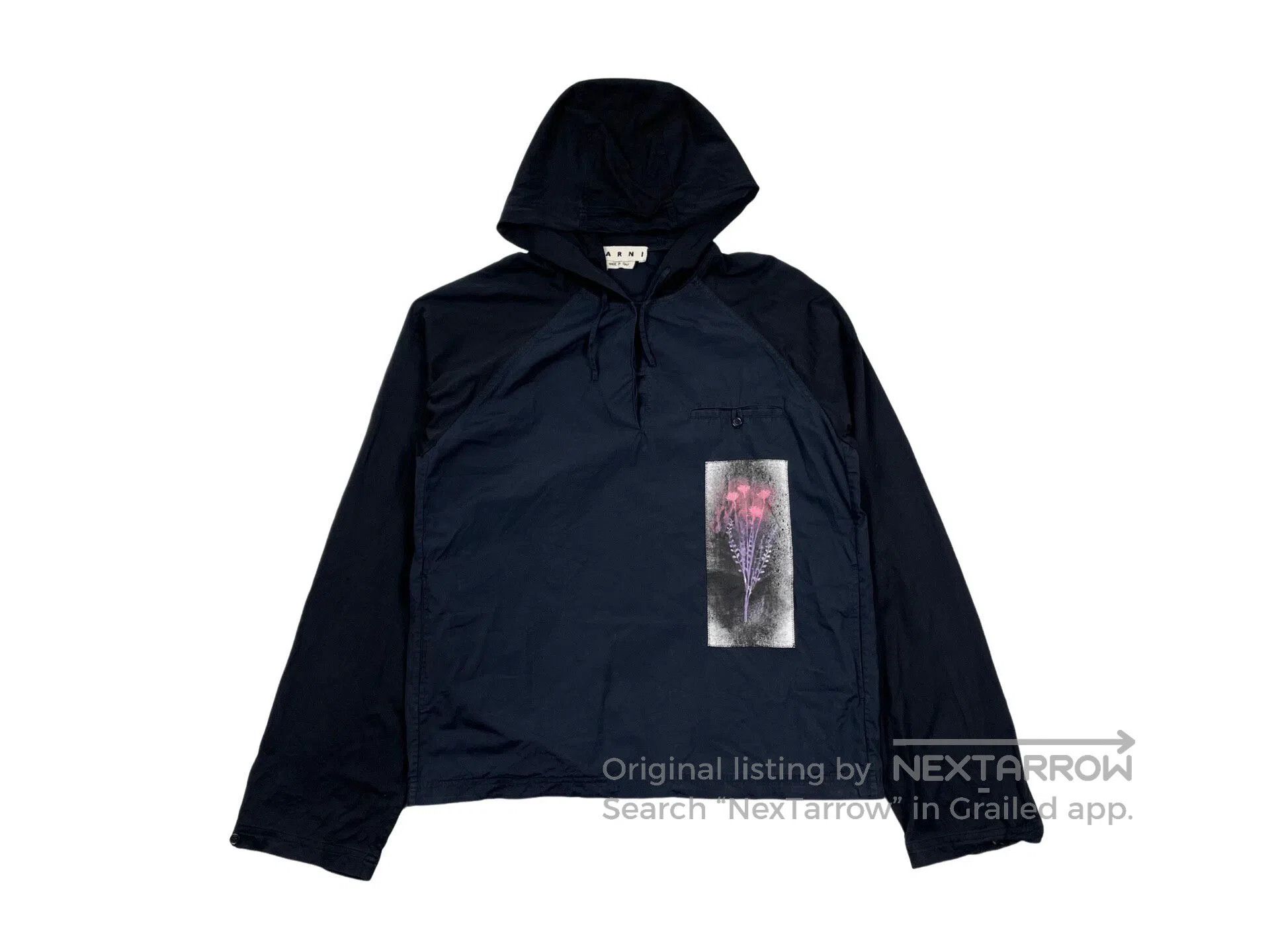 Marni MARNI Patchwork Oil Painting Hooded Shirt Size US S / EU 44-46 / 1 - 1 Thumbnail