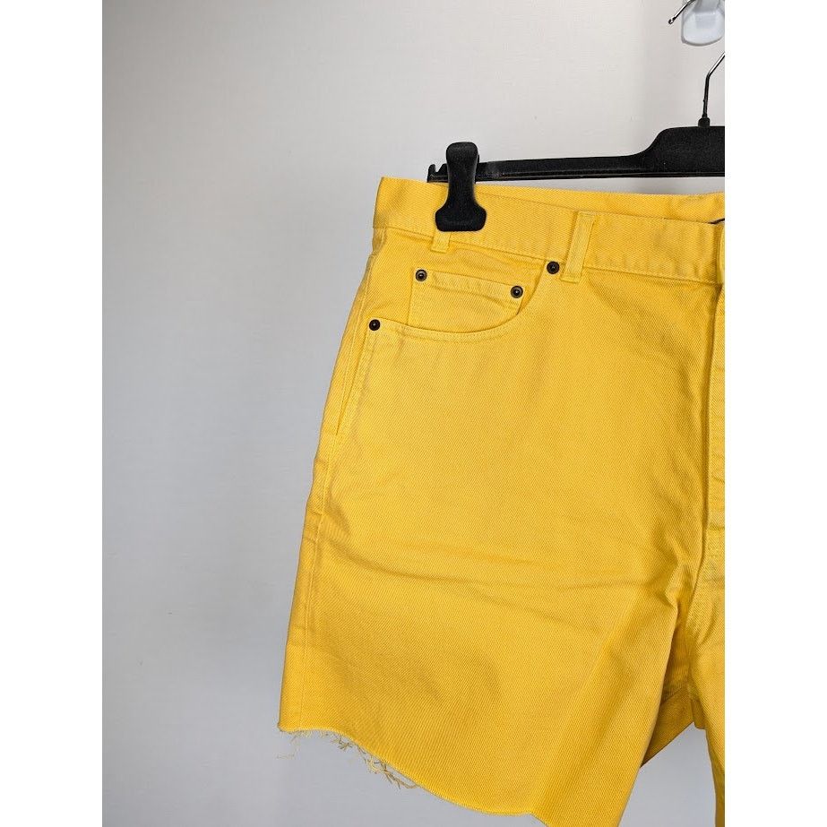 Saint Laurent Paris o1rshd1 Denim Short in Yellow Size US 34 / EU 50 - 2 Thumbnail