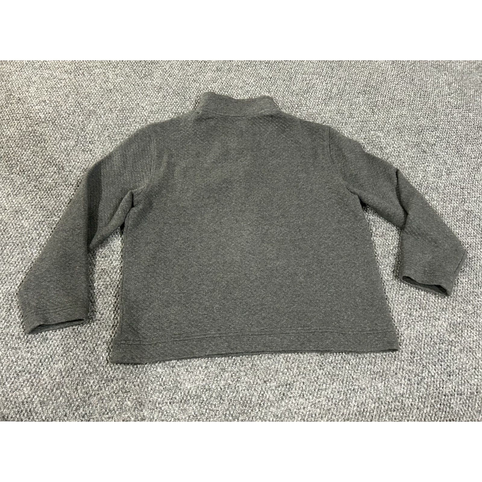Johnston & Murphy Johnston & Murphy quarter zip sweater Mens Large Gray knit casual pullover Size US L / EU 52-54 / 3 - 6 Thumbnail