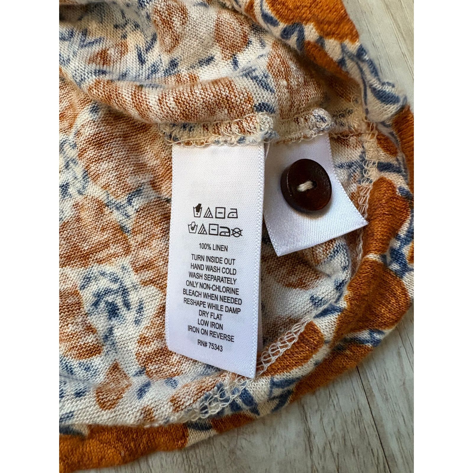 Rachel Zoe Rachel Zoe | Floral Linen Button Down Blouse | Medium Size M / US 6-8 / IT 42-44 - 4 Thumbnail