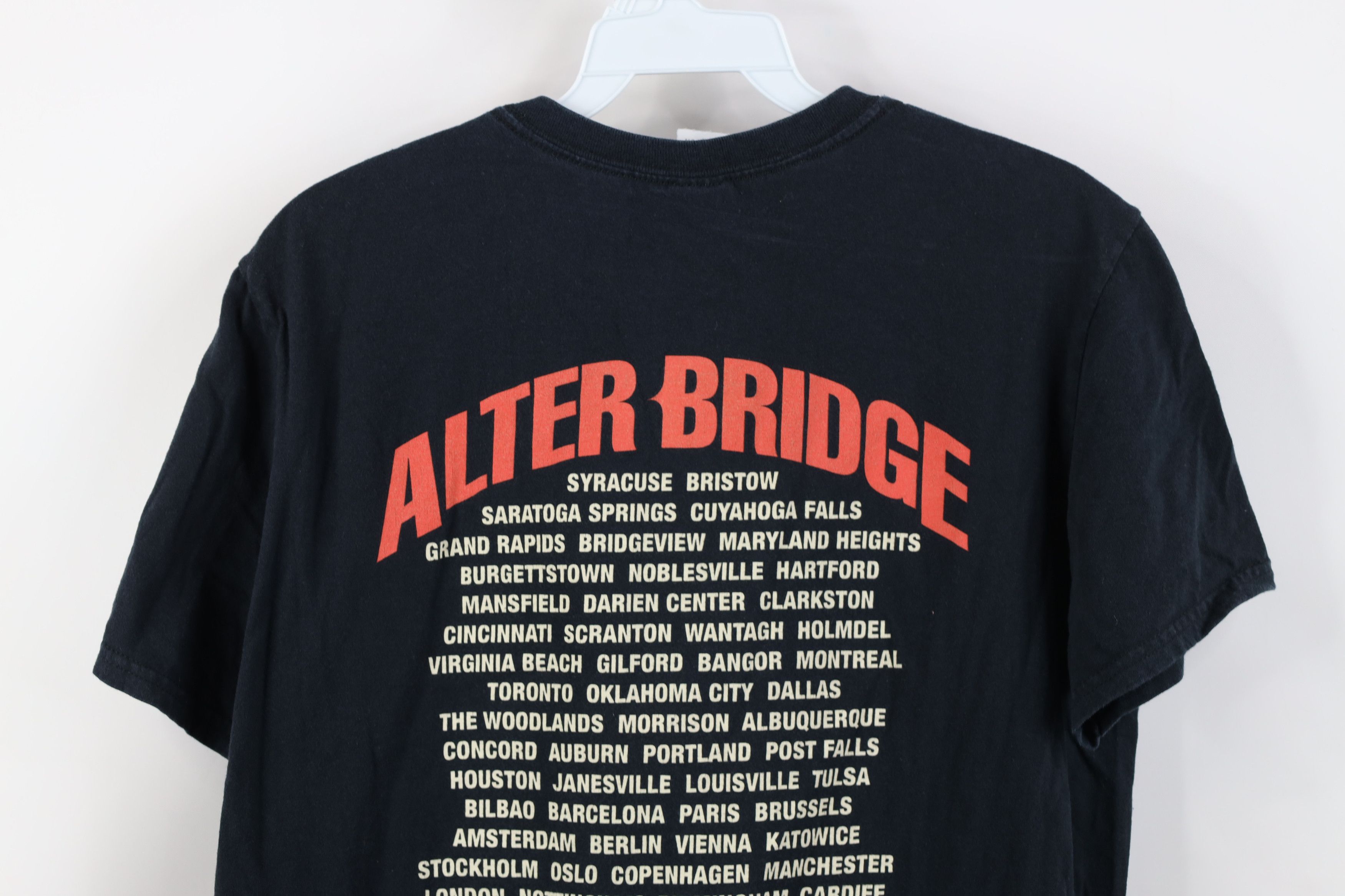 Vintage Y2K 2016 Tour Alter Bridge Band Short Sleeve T-Shirt Black Size US M / EU 48-50 / 2 - 13 Thumbnail