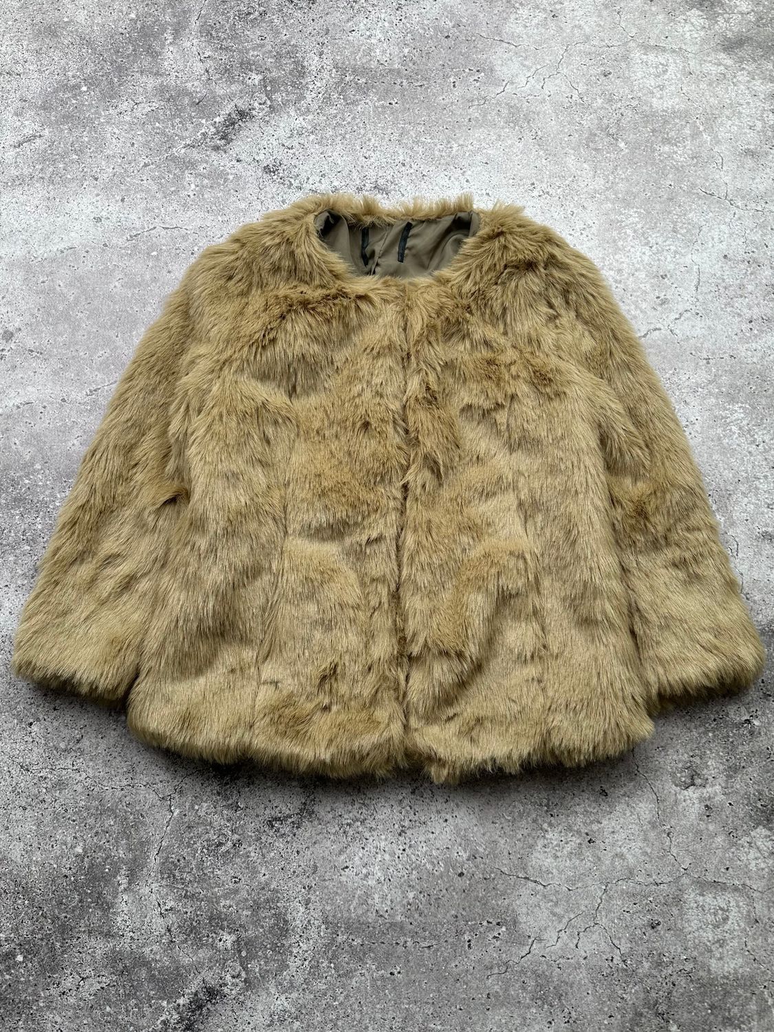 Vintage Vintage Faux Fur Jacket C88(V166) Size XS / US 0-2 / IT 36-38 - 1 Thumbnail