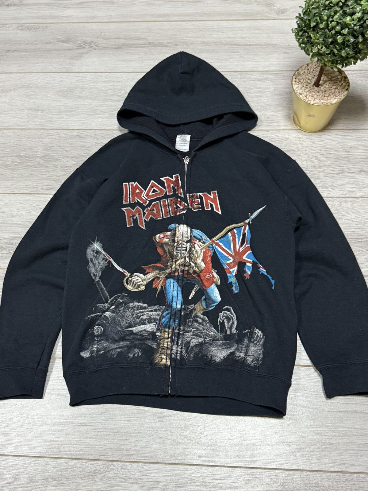 Iron Maiden Iron Maiden zip hoodie big print gildan no one wins Size US M / EU 48-50 / 2 - 5 Thumbnail
