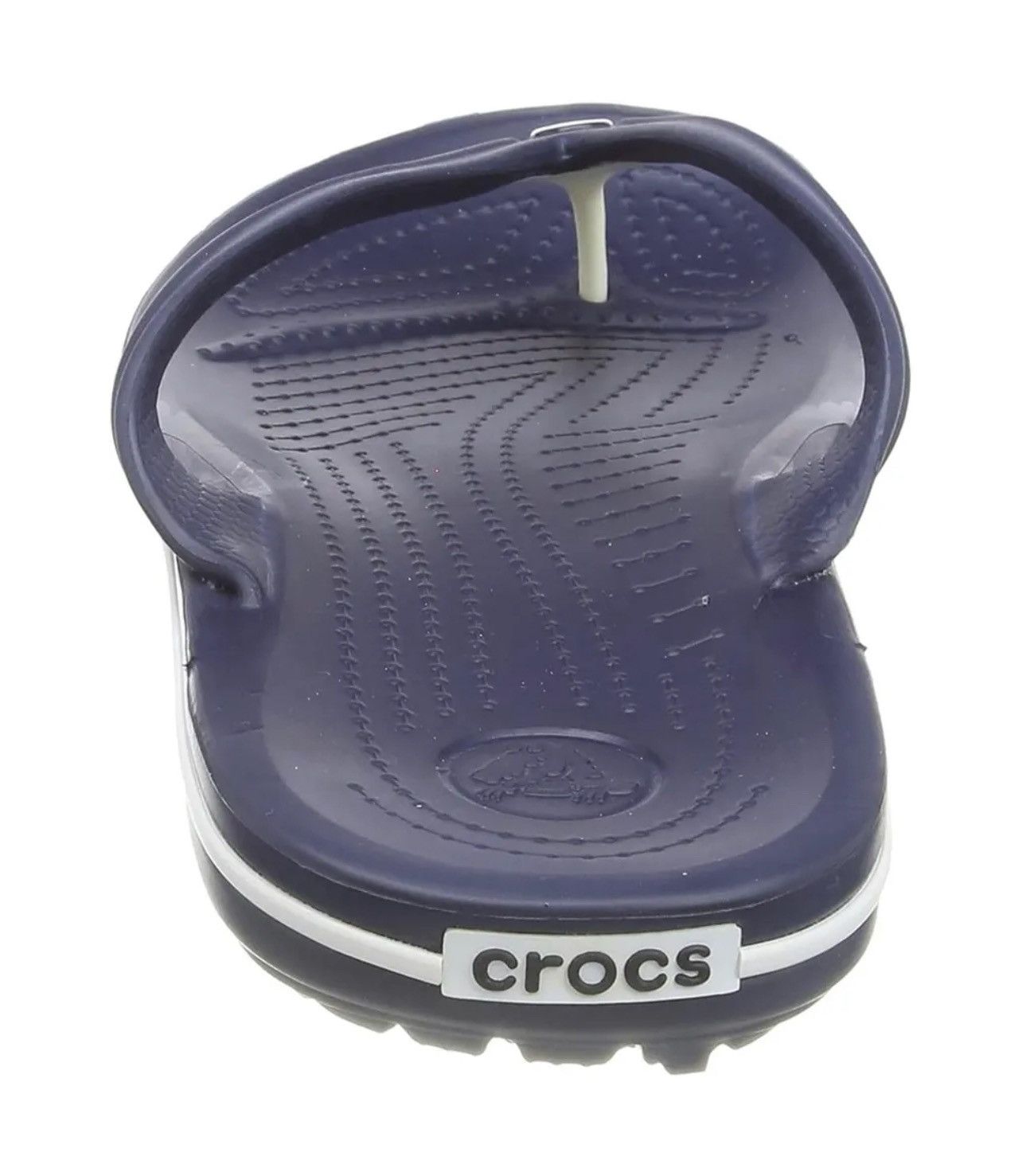 Crocs NWT Crocs Unisex Crocband Flip Flops, Bleu Marine Navy, 12 Size US 12 / EU 45 - 4 Thumbnail