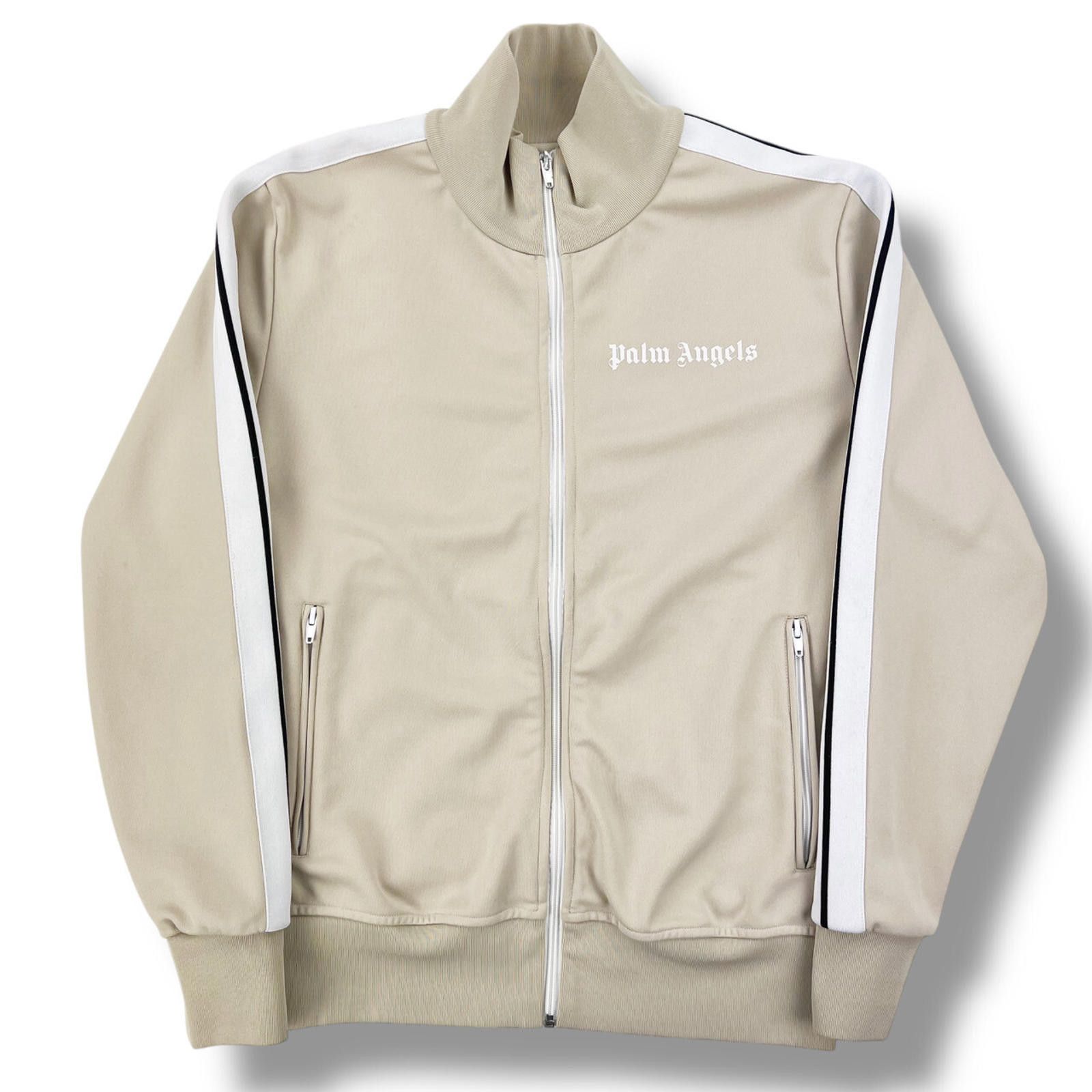 Palm Angels Palm Angels Cream Track Jacket Size US L / EU 52-54 / 3 - 2 Thumbnail