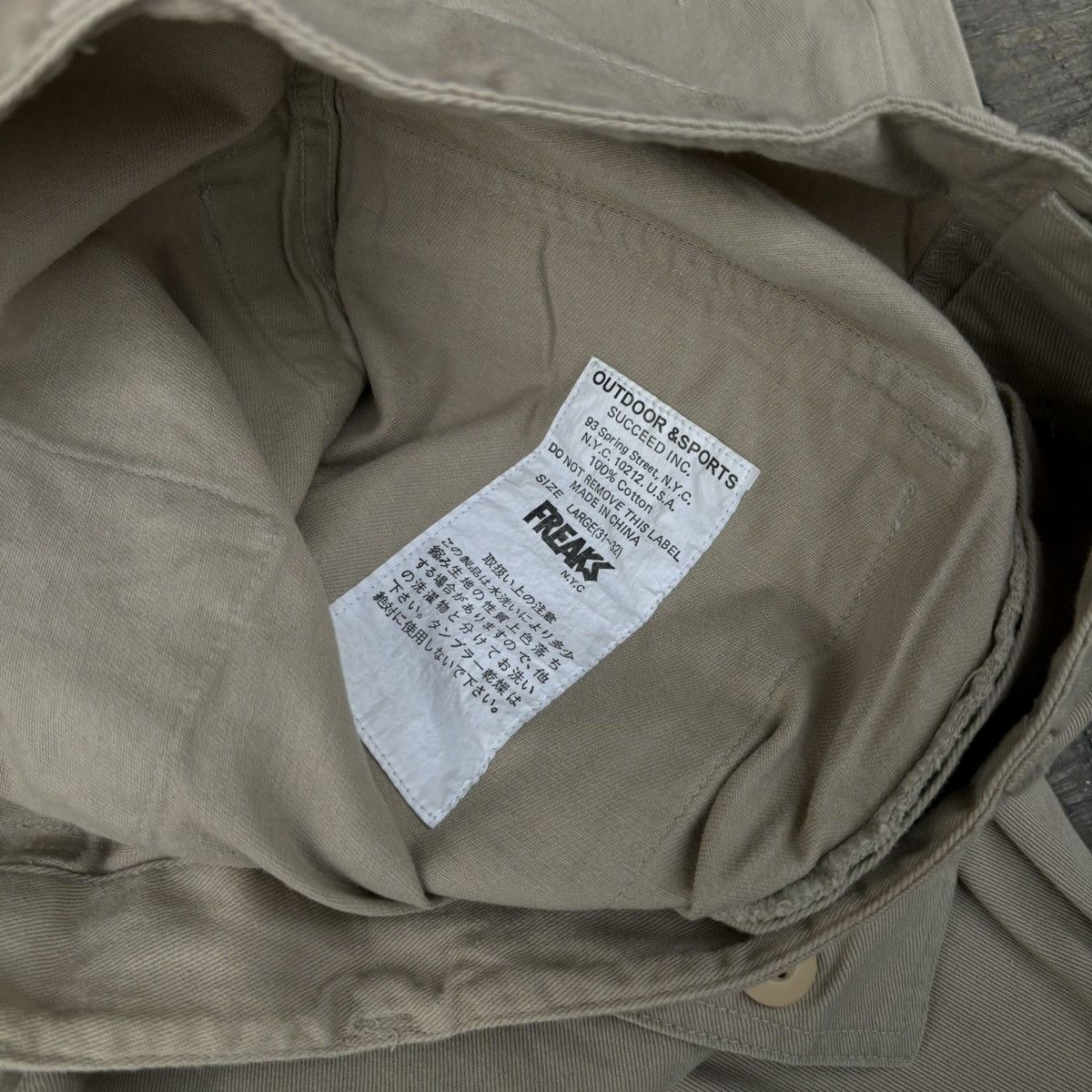 Vintage Vintage FREAKS NYC cargo monkey shortpant Size US 30 / EU 46 - 6 Thumbnail